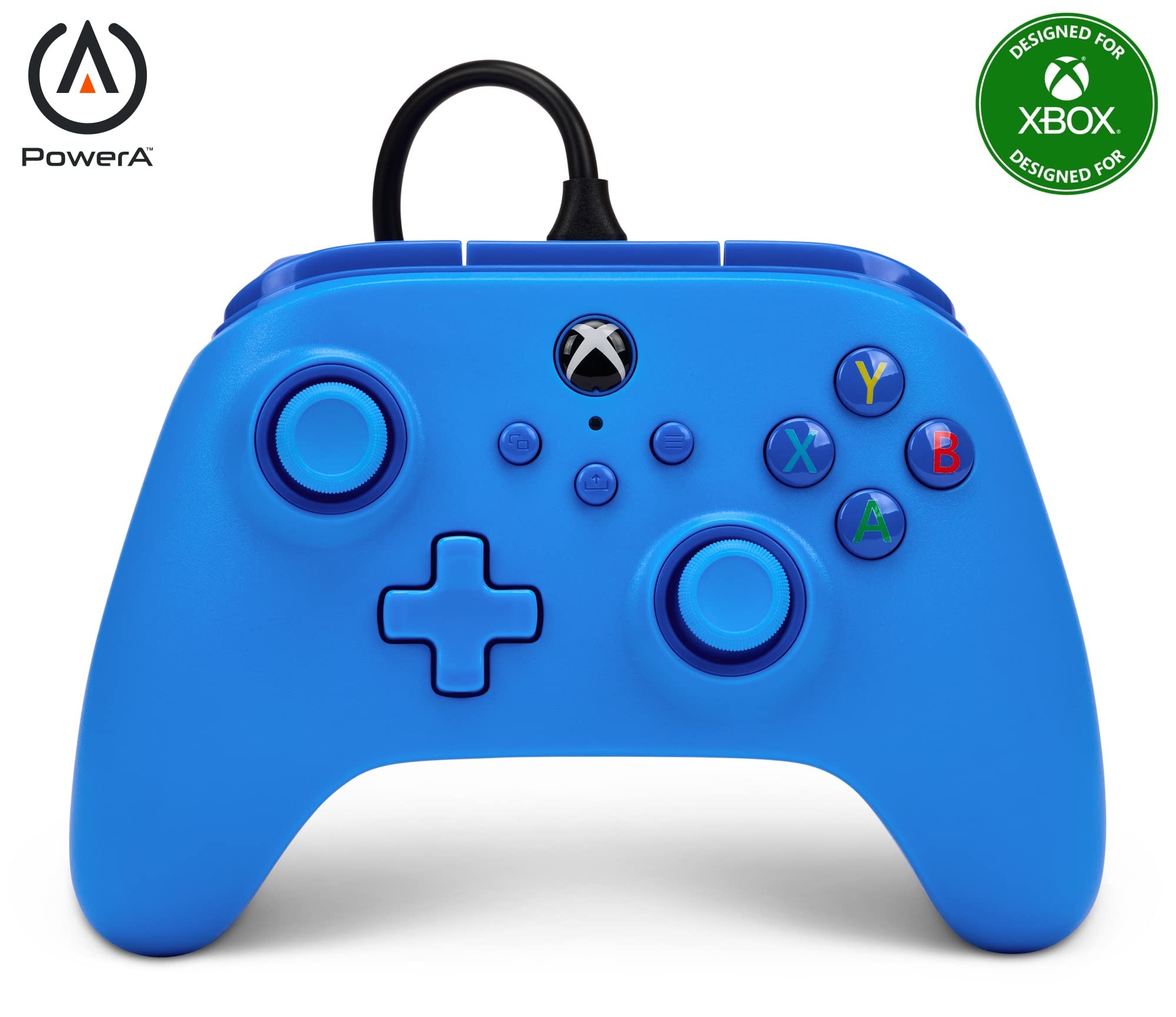 Kabelgebundener PowerA-Controller für Xbox Series X|S, Xbox One, PC – offiziell lizenziert mit Dual Rumble, Impulse Triggers, 3 m langem USB-C-Kabel