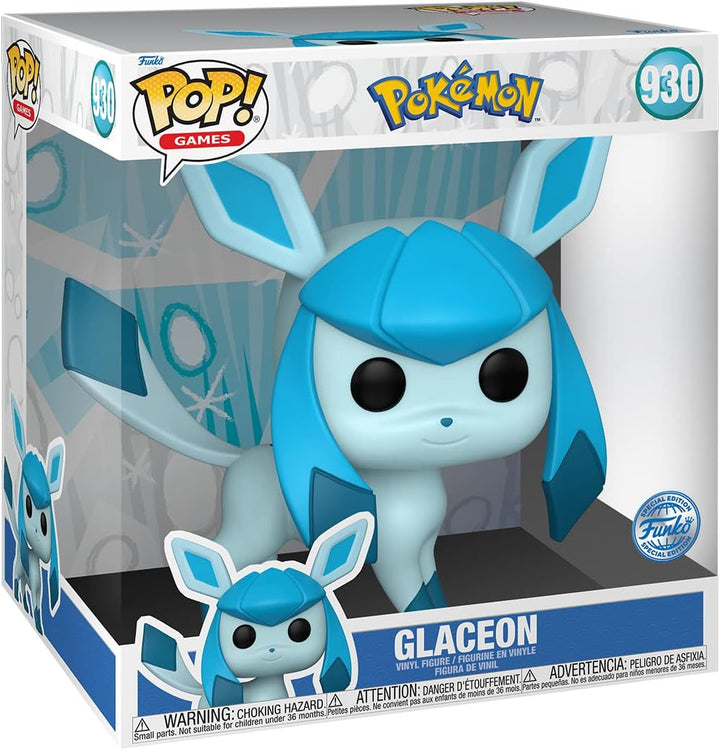 Funko Pop! Pokemon - Glaceon Jumbo Vinyl Figure (Model Number: 12345)