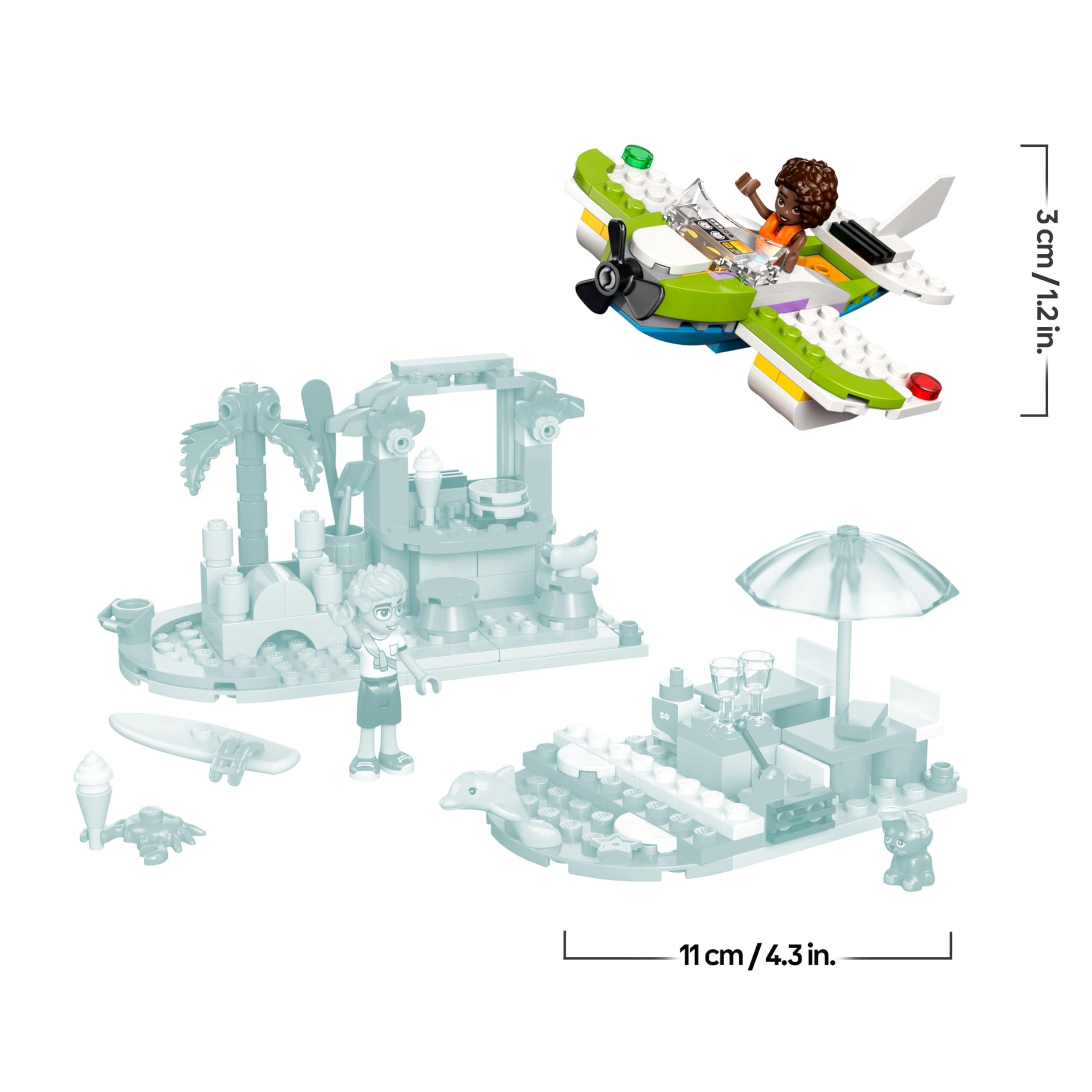 LEGO Friends 2in1 Creative Beach and Travel Suitcase Set - Buildable Playset for Kids 5+ 2