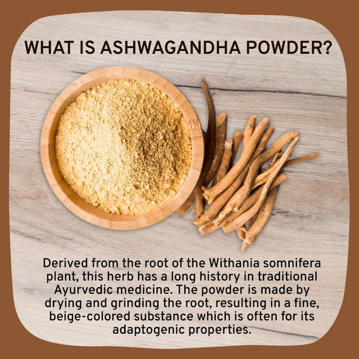 HANDPICK Ashwagandha Root Powder - Withania Somnifera - 100% Natural Non-GMO Vegan Herb from India (200g)