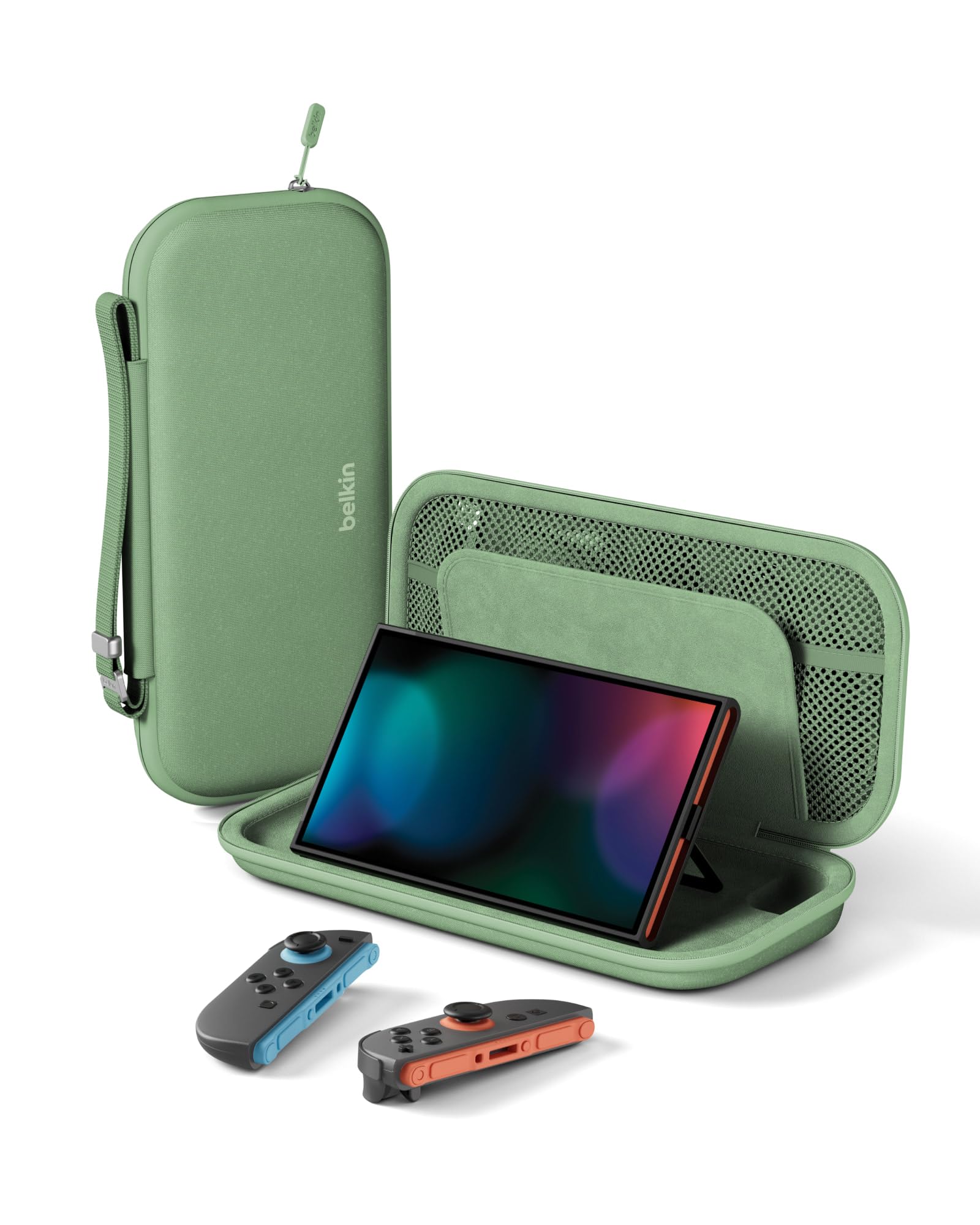 Belkin Gaming Nintendo Switch 2 Case with AirTag Holder, Hard Shell Travel 1