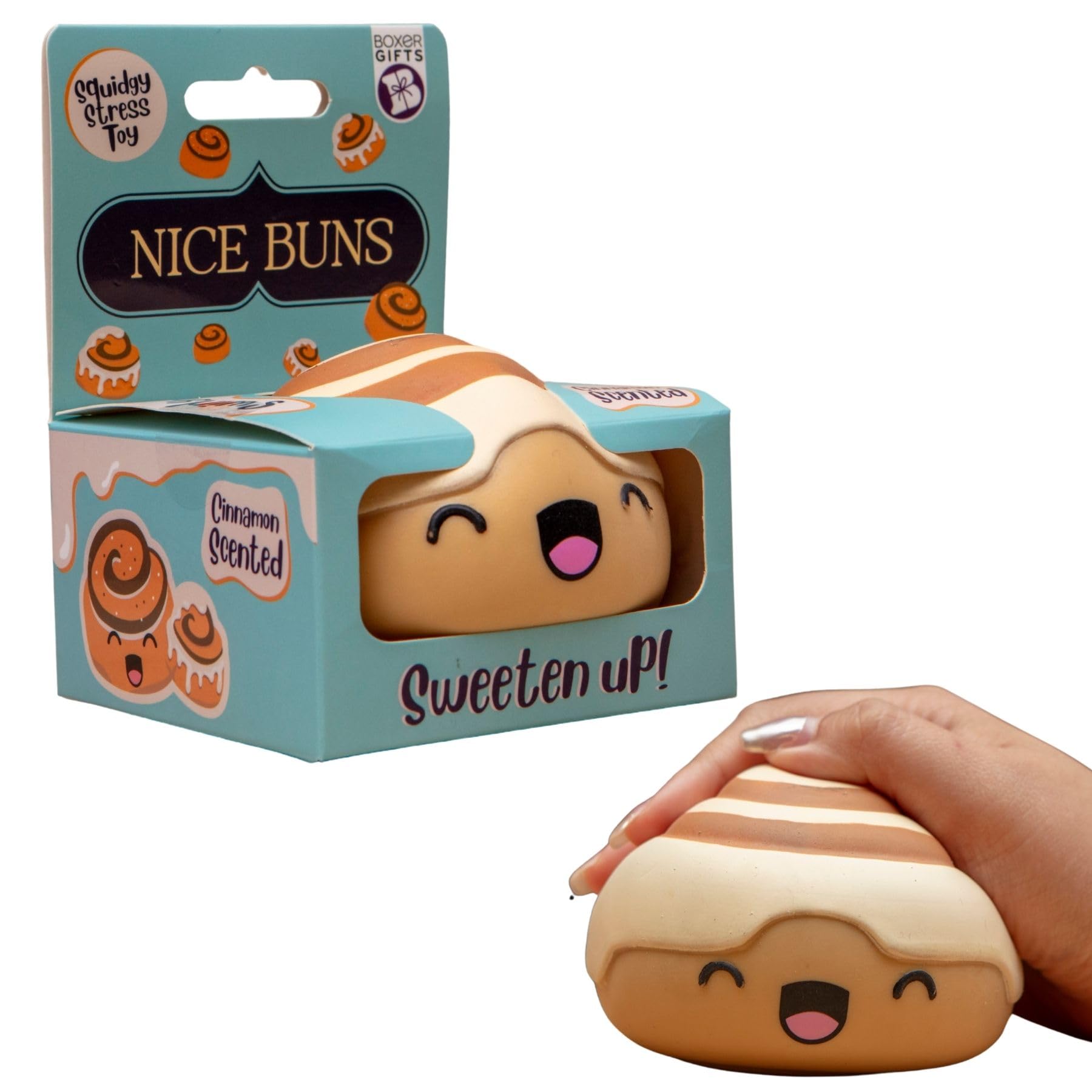 Boxer Gifts Nice Buns Squishy Stress Ball - Slow-Rising Polyurethane Toy | Adult Stress Relief