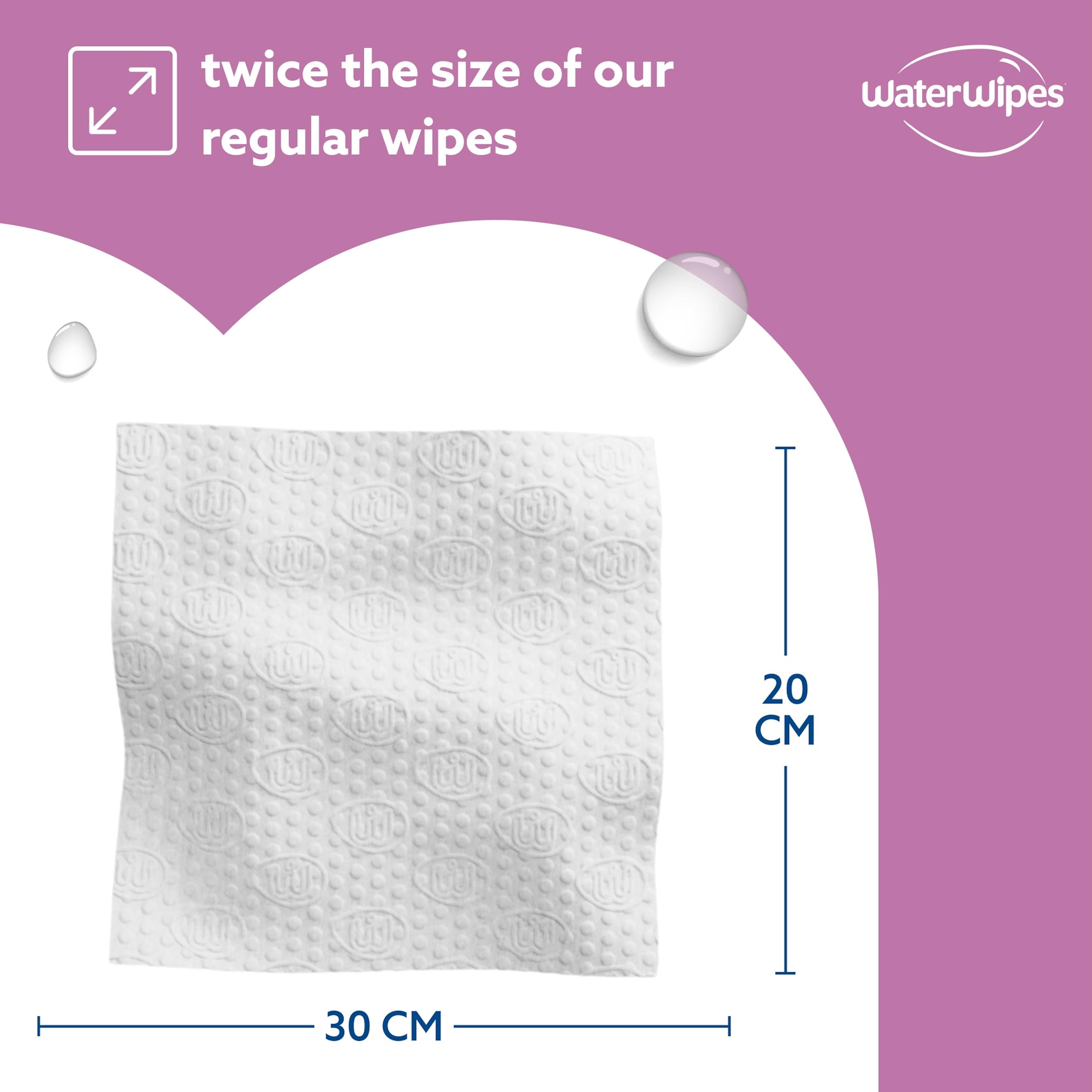 WaterWipes Sensitive+ Body & Intimate Wipes, 90 Wipes (3 Packs) - 3-in-1 Cleansing, Plastic-Free*, Plant-Based Wipes 5