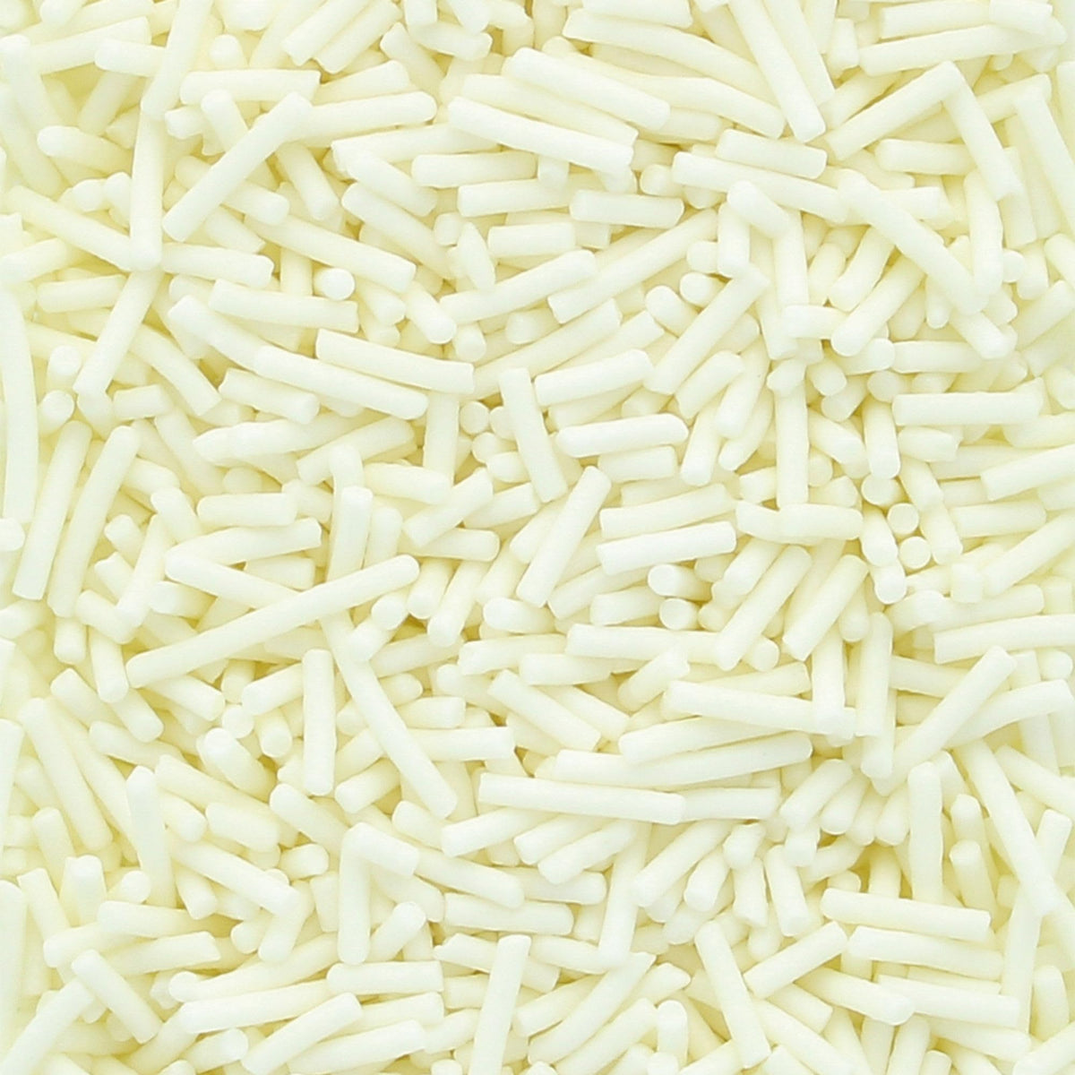 Culpitt Select White Sugar Strands - Edible Cake Sprinkles, 500g