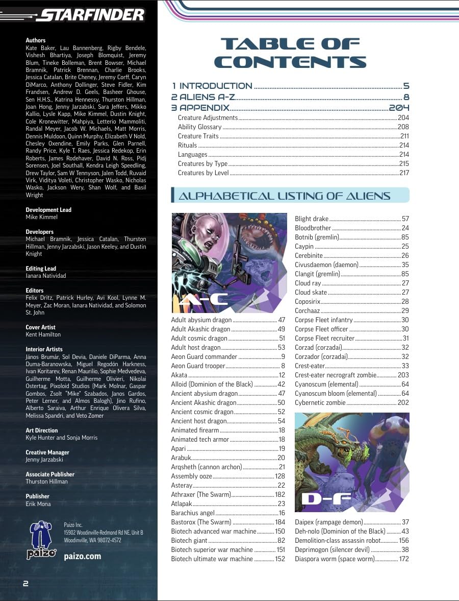Paizo Starfinder Alien Core Rulebook | Pocket Edition | Budget Edition | English 2