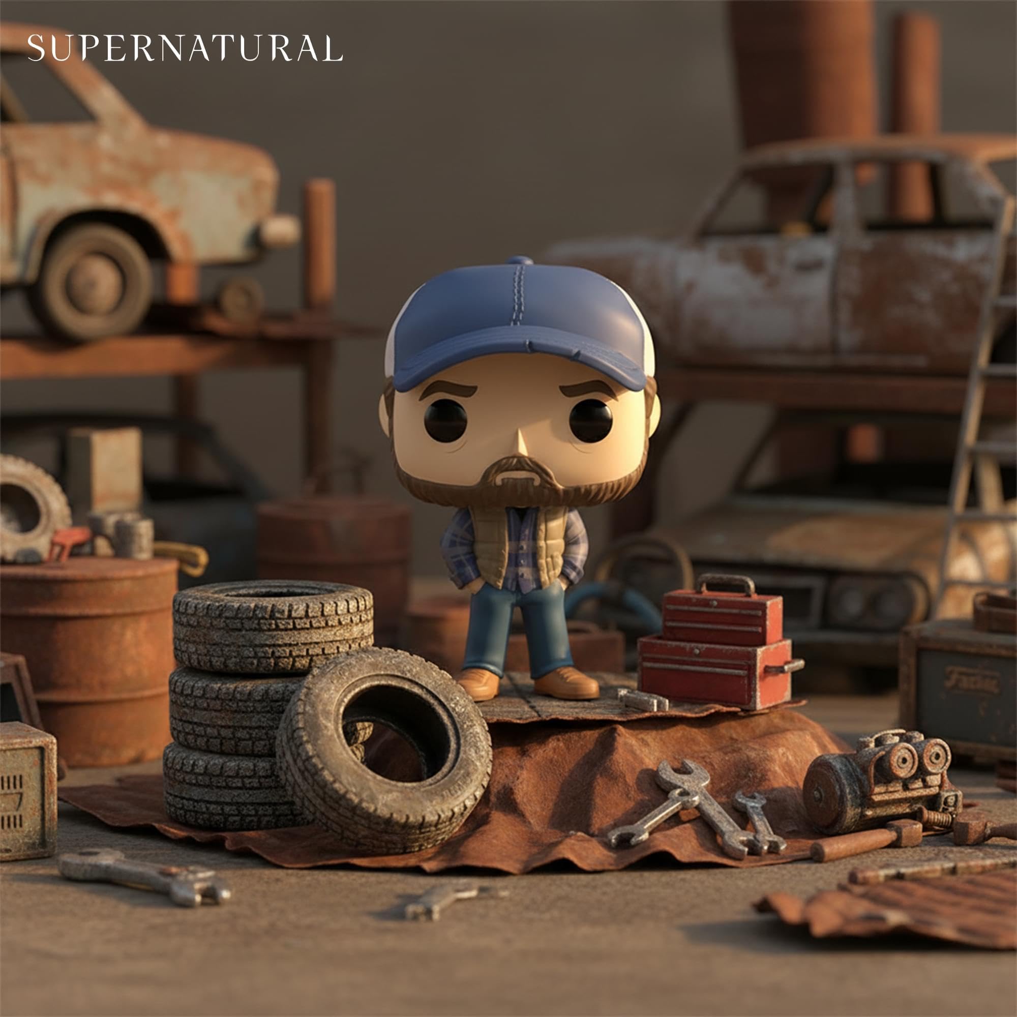 Funko Bobby Singer Chibi Character - Supernatural Collectible Figure 2