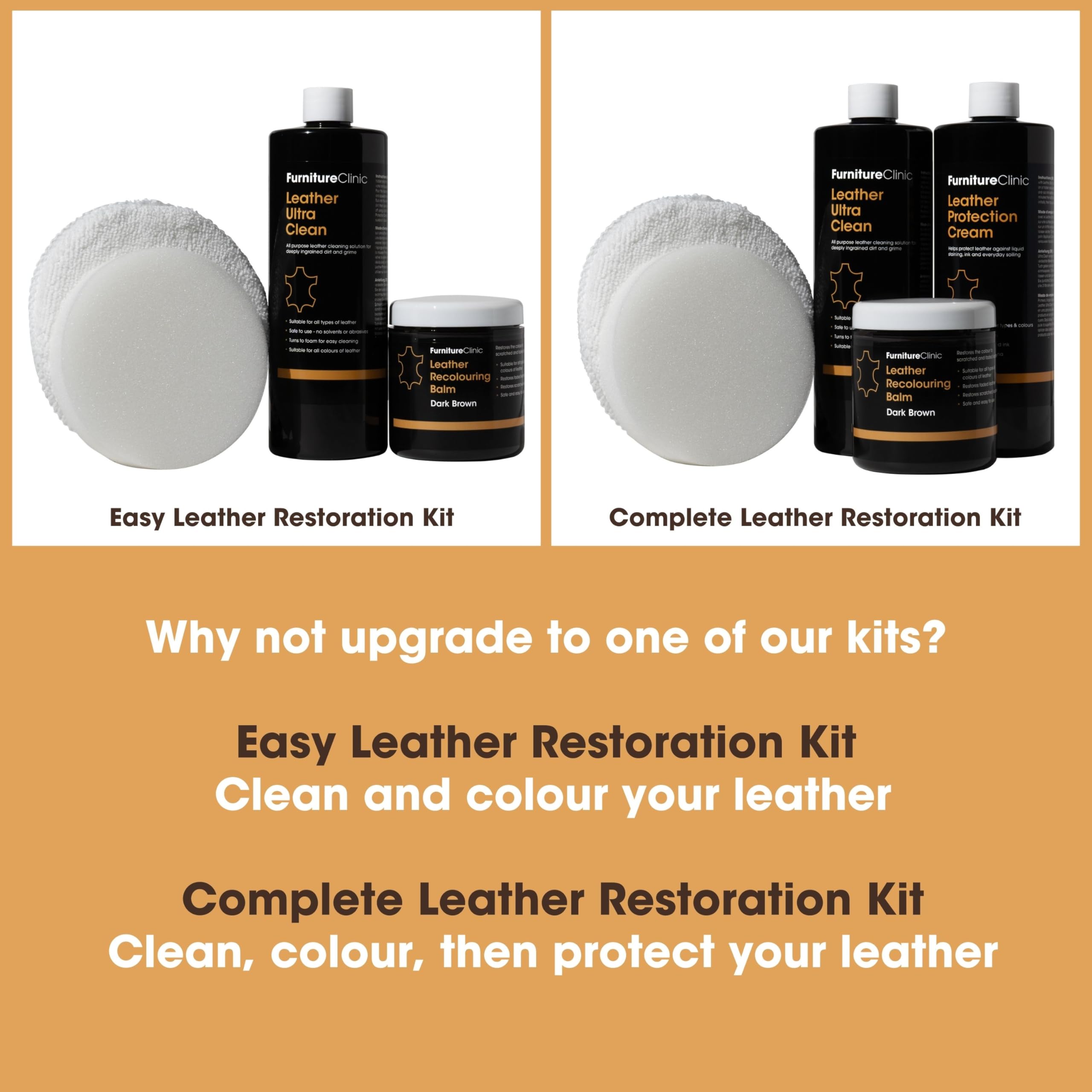 Furniture Clinic Leather Recolouring Balm - Bordeaux Shade for Faded & Scratched Sofas, Car Seats, Shoes, Clothing 6