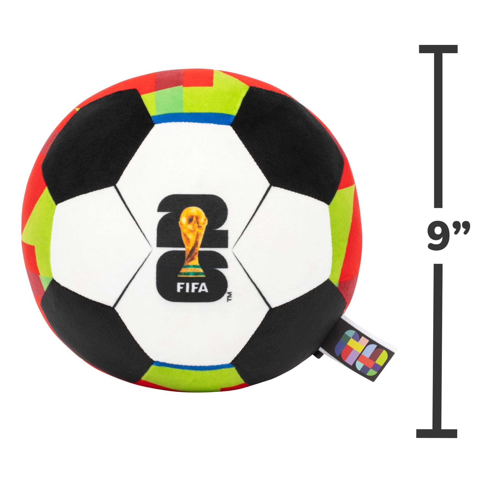 Jazwares FIFA 9-Inch Plush Football - Officially Licensed World Cup Collectible | Polyester | Ages 3+