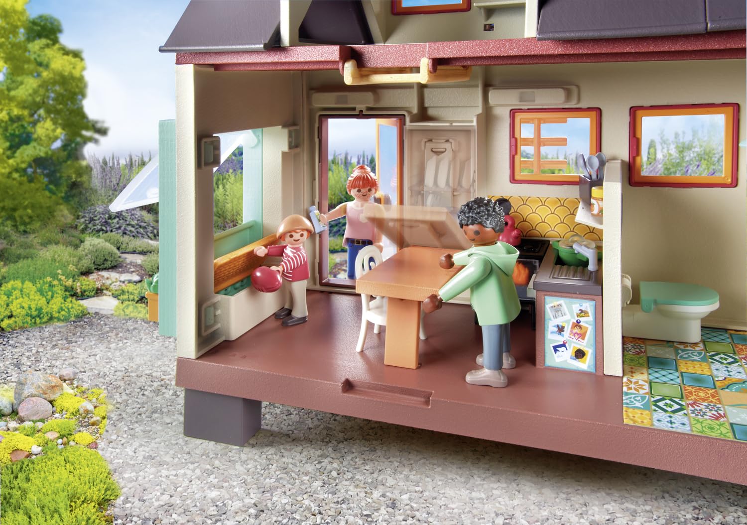 Playmobil Tiny House Playset - 160-Piece Detailed Home with Figures & Accessories for Ages 4+ 5