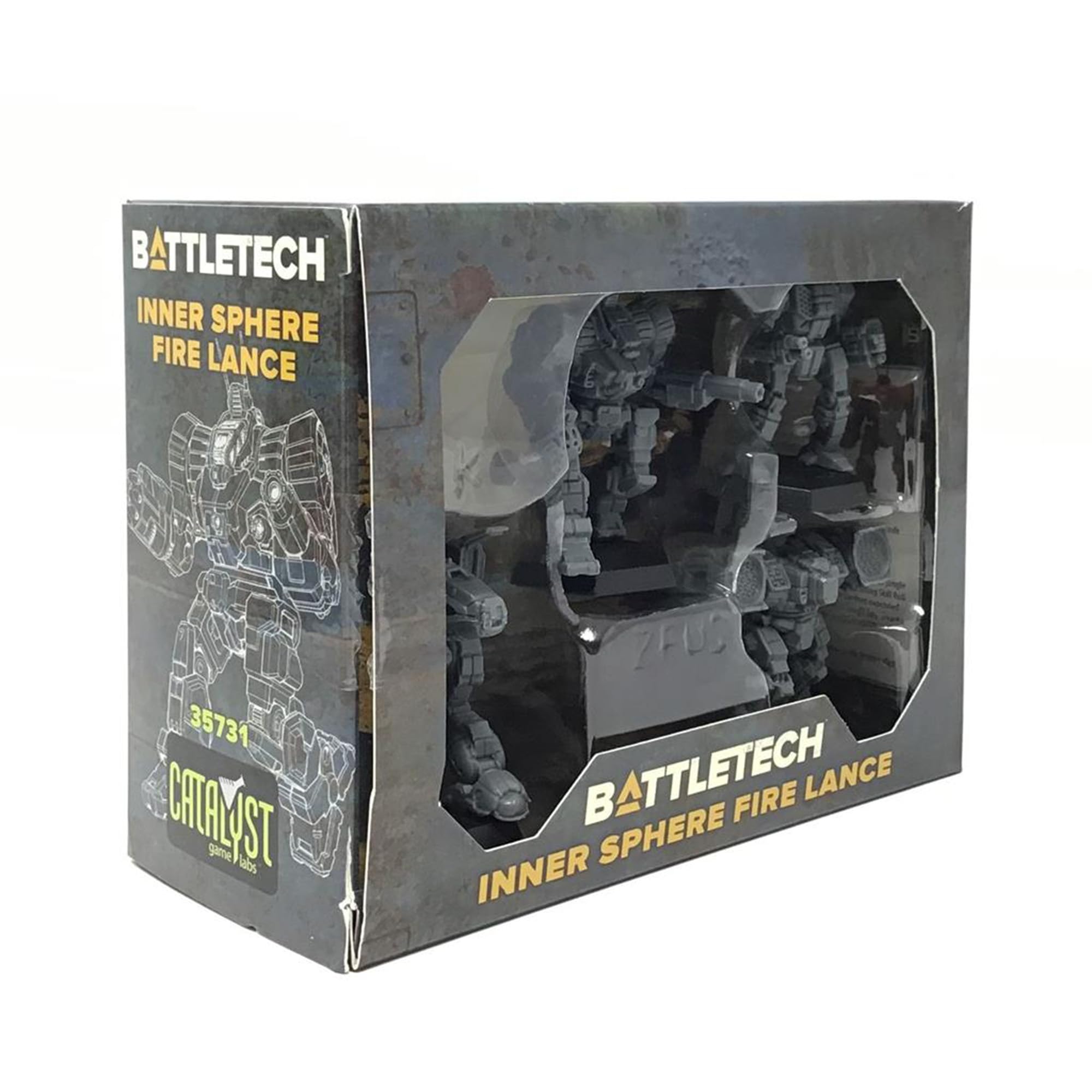 Catalyst Game Labs Inner Sphere Fire Lance BattleMech Mini Force Pack | Ready to Play | Alpha Strike Cards