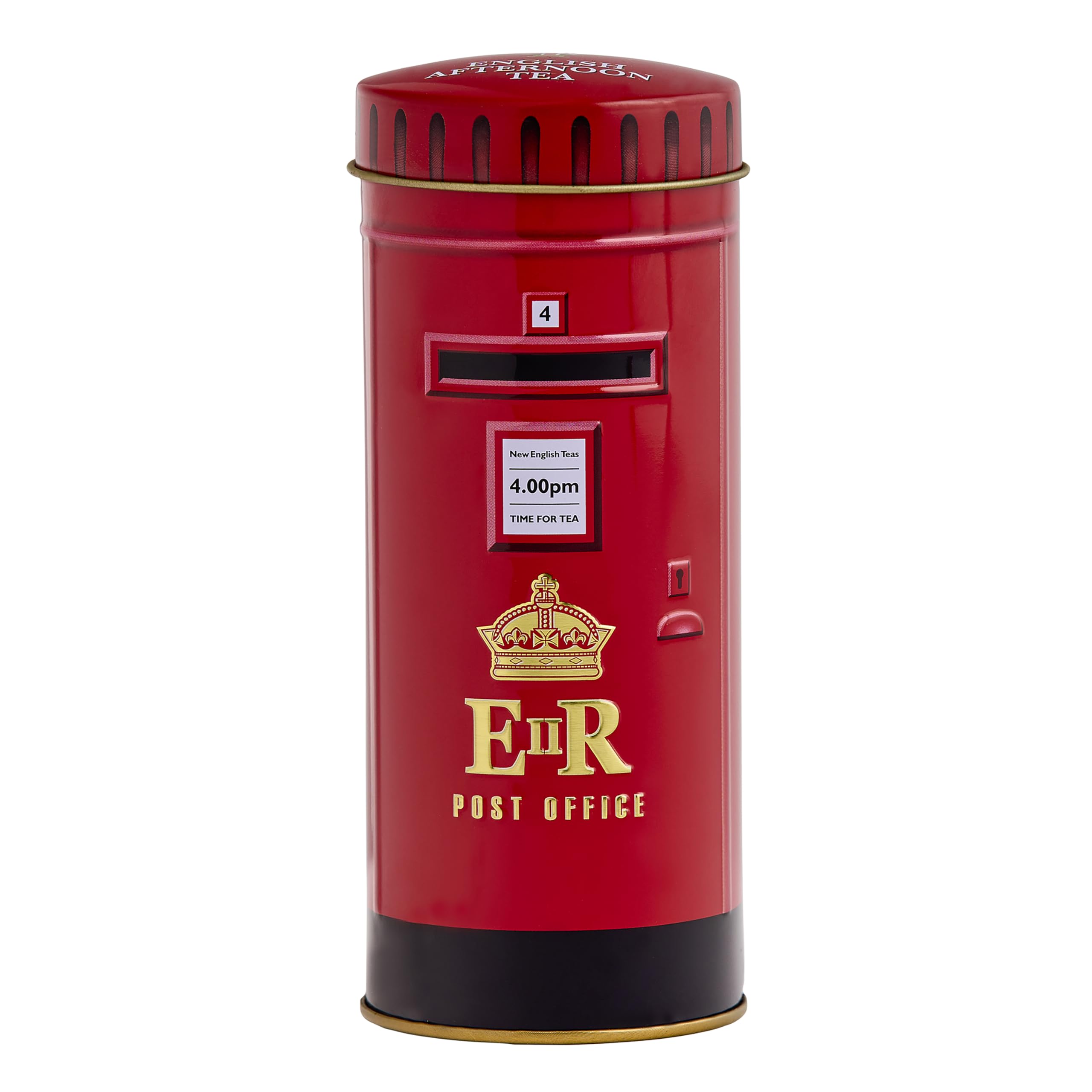 New English Teas Britische Teedose mit 14 Teebeuteln zum englischen Frühstück – Souvenir-Geschenk aus Großbritannien