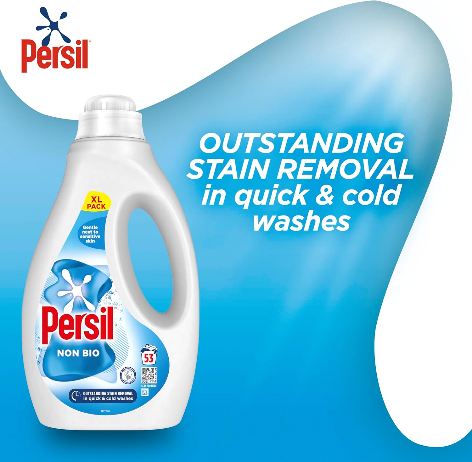 Persil - Non Bio Laundry Washing Liquid Detergent (1.43 kg) 4