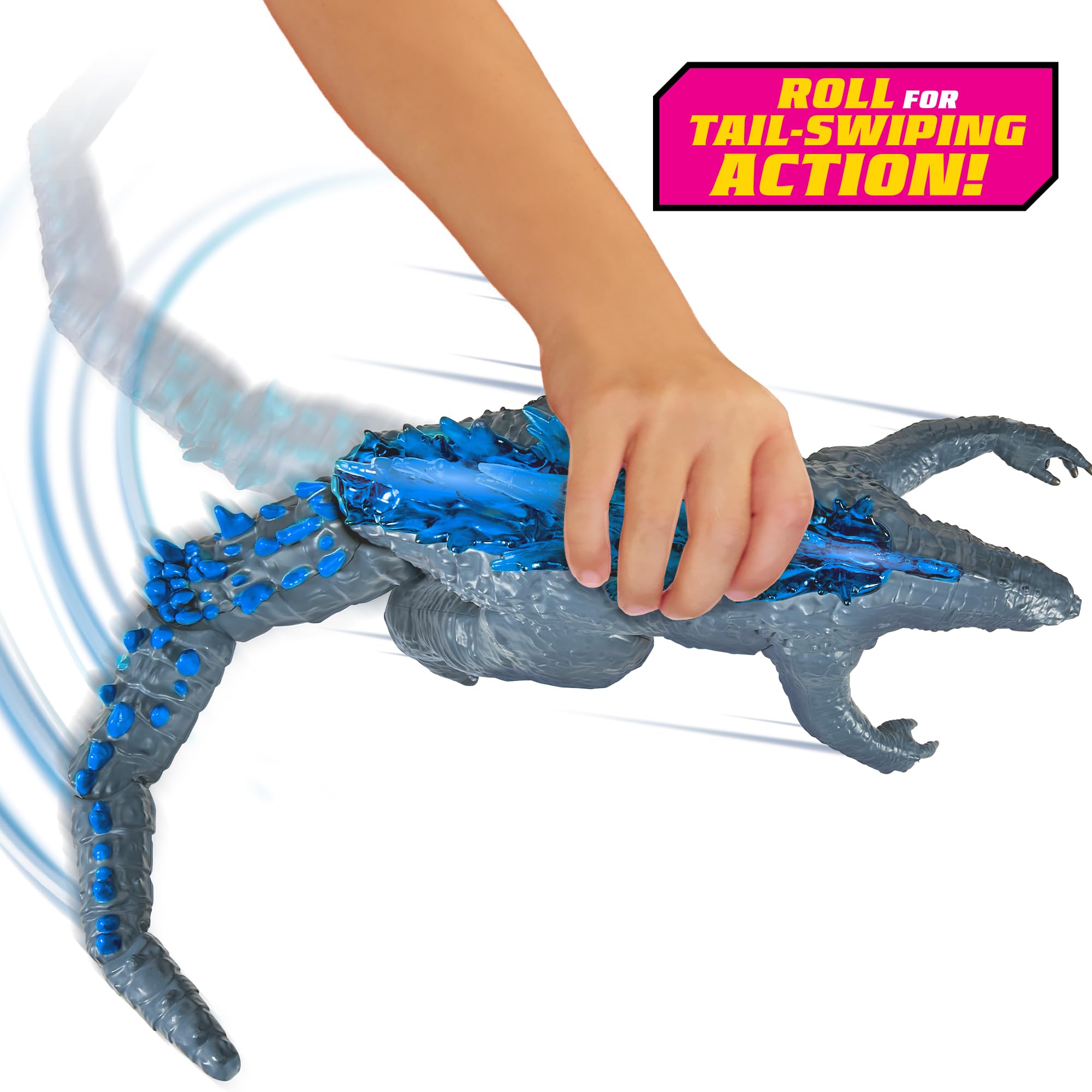 MonsterVerse Godzilla Roll N Battle Figure - 11" Tail Attack Action Toy 11