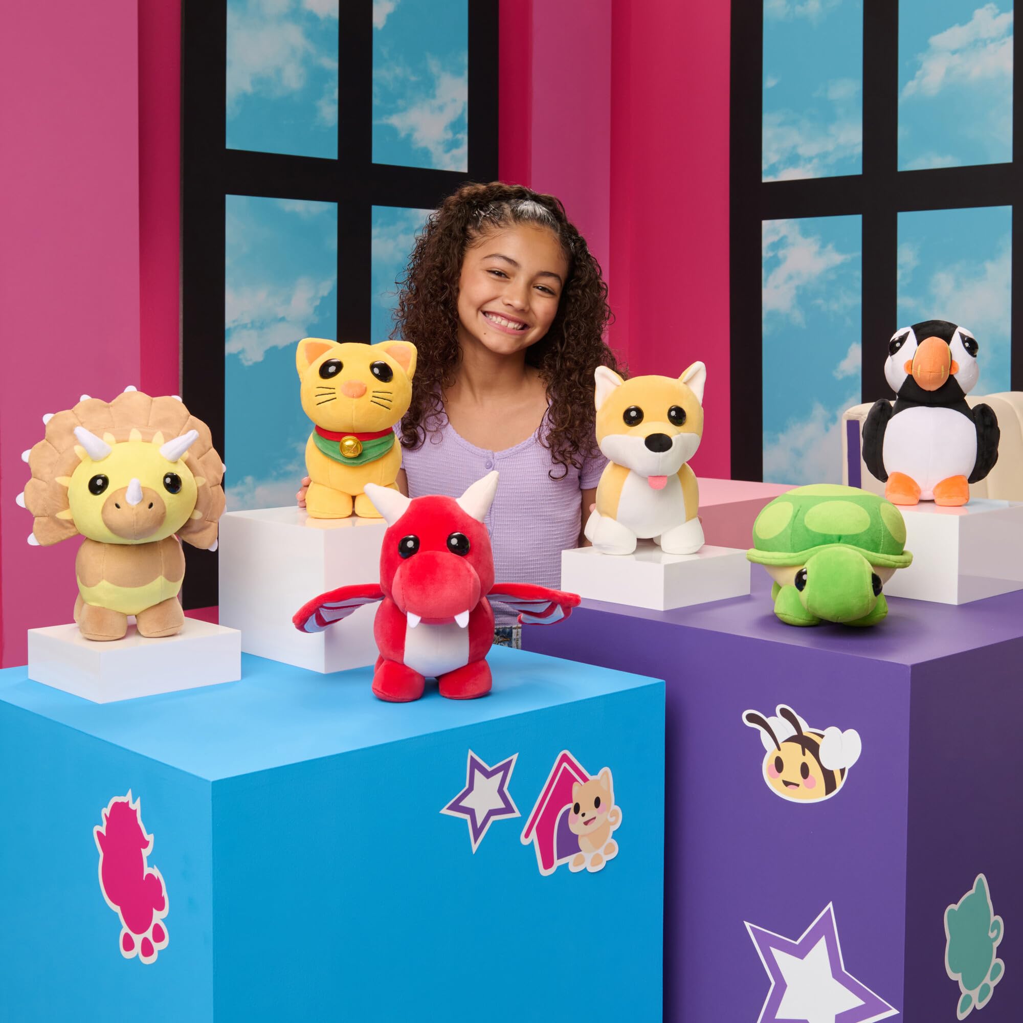 Adopt Me! Turtle Plush - 8-inch Ultra-Soft Collectible Pet for Kids 3+ 9