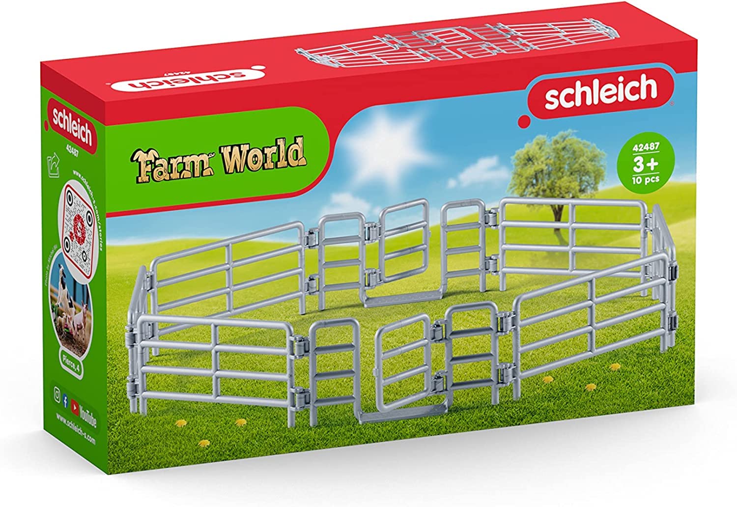 Schleich 42487 Recinto del recinto del mondo della fattoria 4