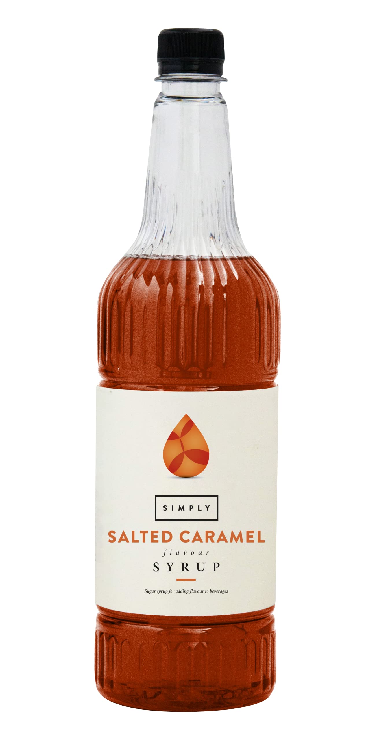 Einfach gesalzener Karamellsirup – veganer, nussfreier aromatisierter Sirup für Kaffee, Cocktails und Backen (1 Liter)