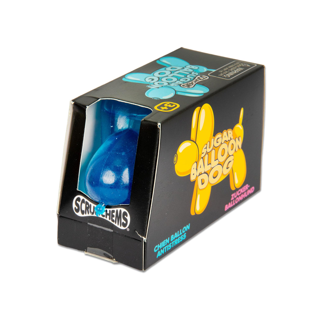 SCRUNCHEMS Sugar Balloon Dog Squeezable Stress Relief Toy - Medium, 4 x 9 x 6 cm