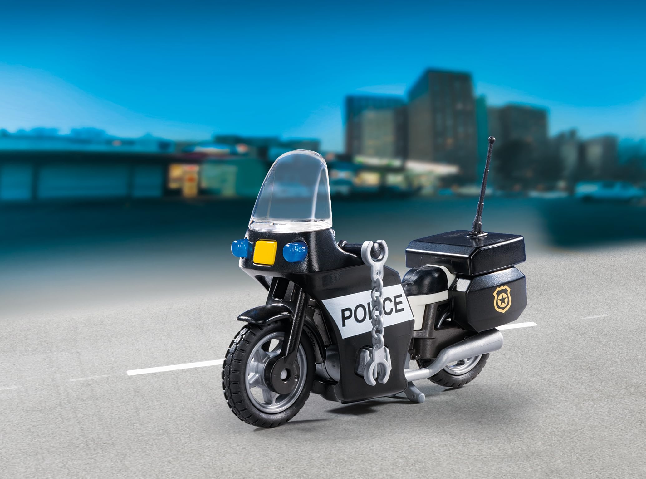 Playmobil City Action Police Carry Case Playset with Motorcycle and Figure | Model 5648 3