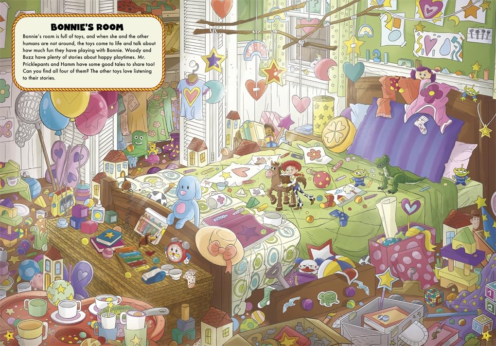 Studio Press Where are Woody and Buzz?: A Disney Pixar Toy Story Search and Find Activity Book | 40 Pages | Ages 4+ 3