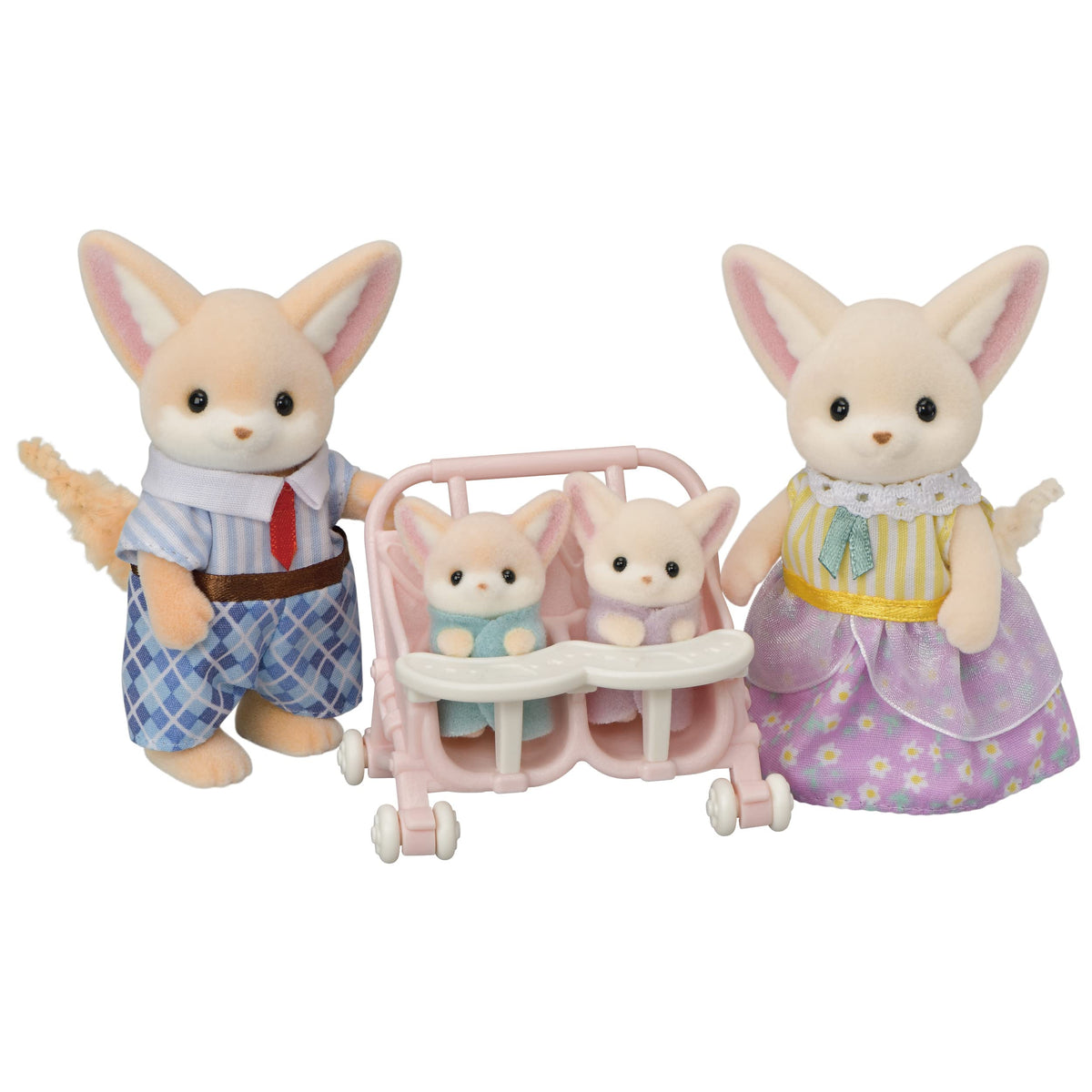 Sylvanian Families 5696 Fennec Fox Family Playset - 5 Pieces, Ages 3+