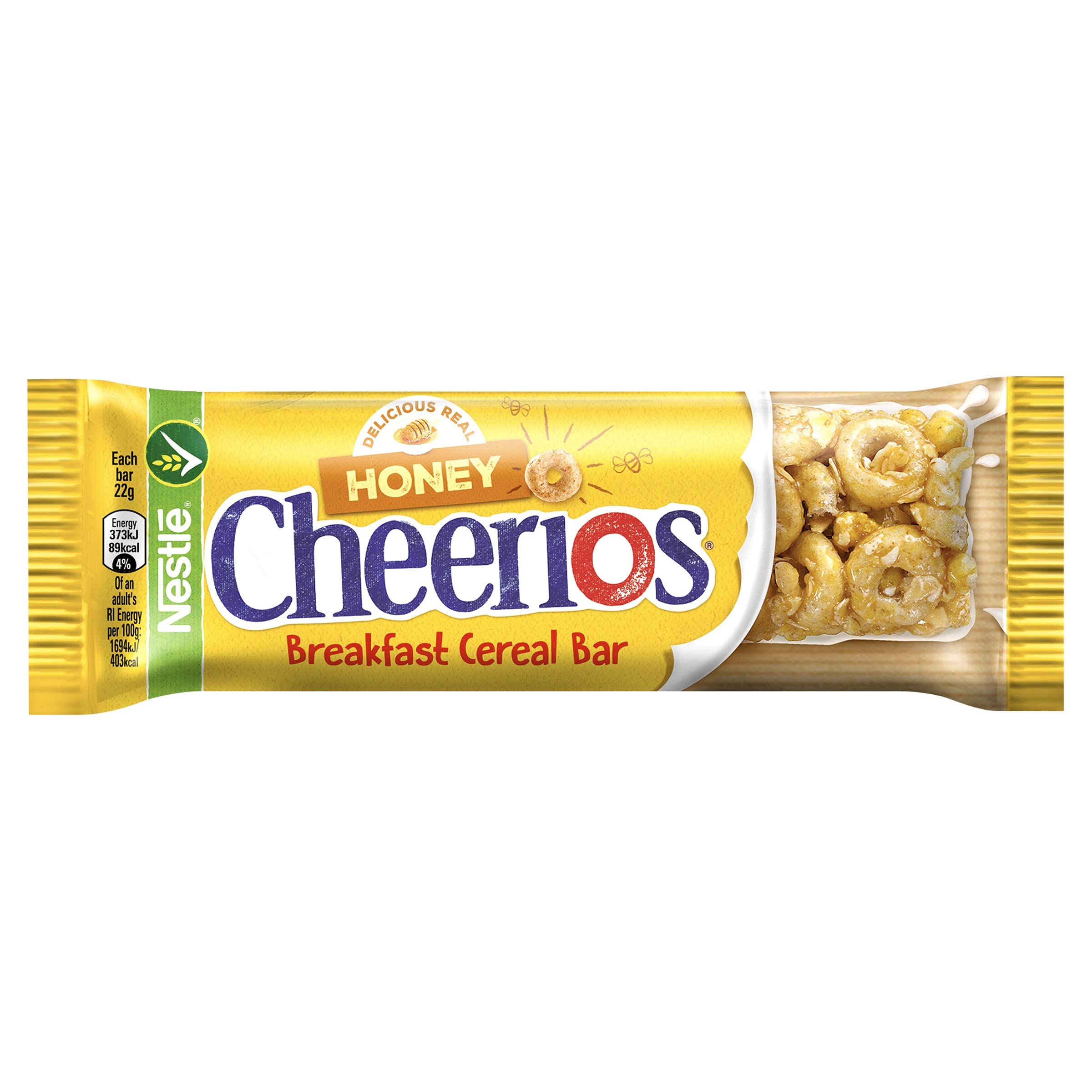 Nestlé Honey Cheerios Cereal Bars - Whole Grain & Honey Flavor | 6 x 22g Pack 2