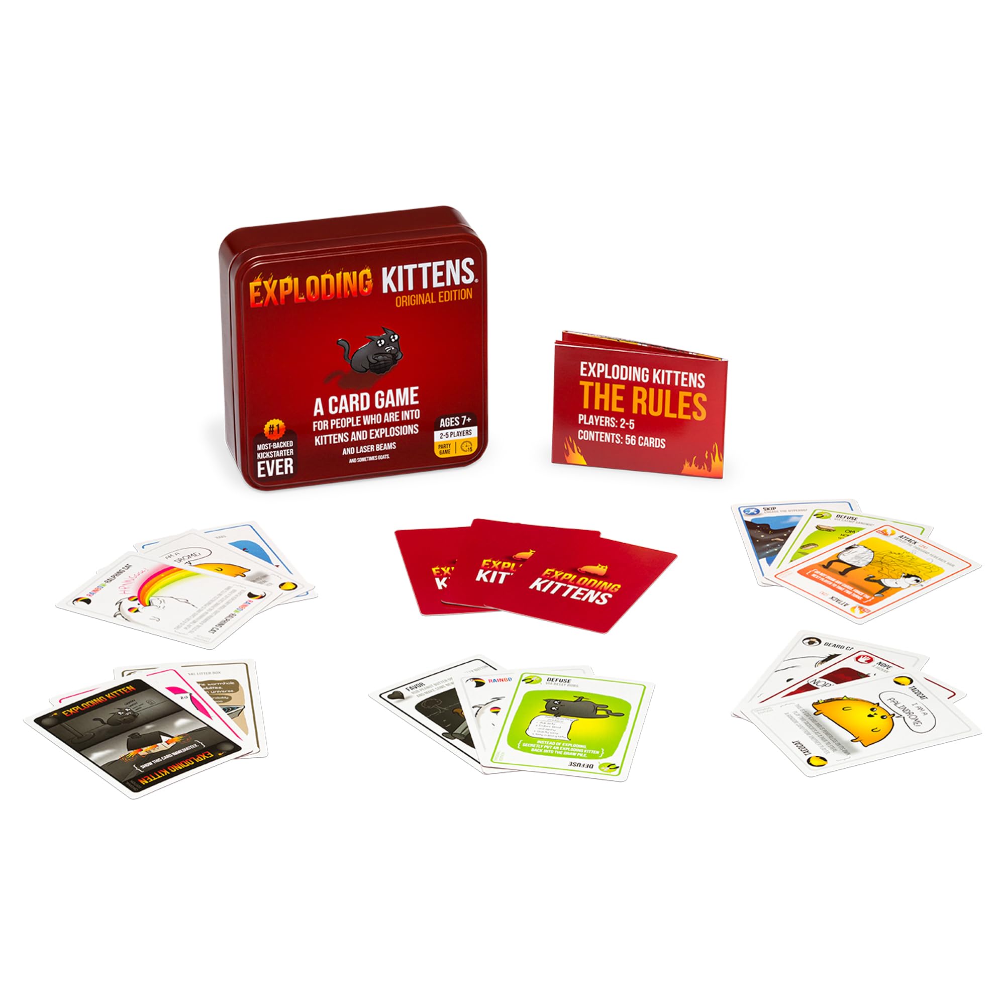 Exploding Kittens Original Edition Card Game - 2-5 Players | Ages 7+ | Collectible Tin 4