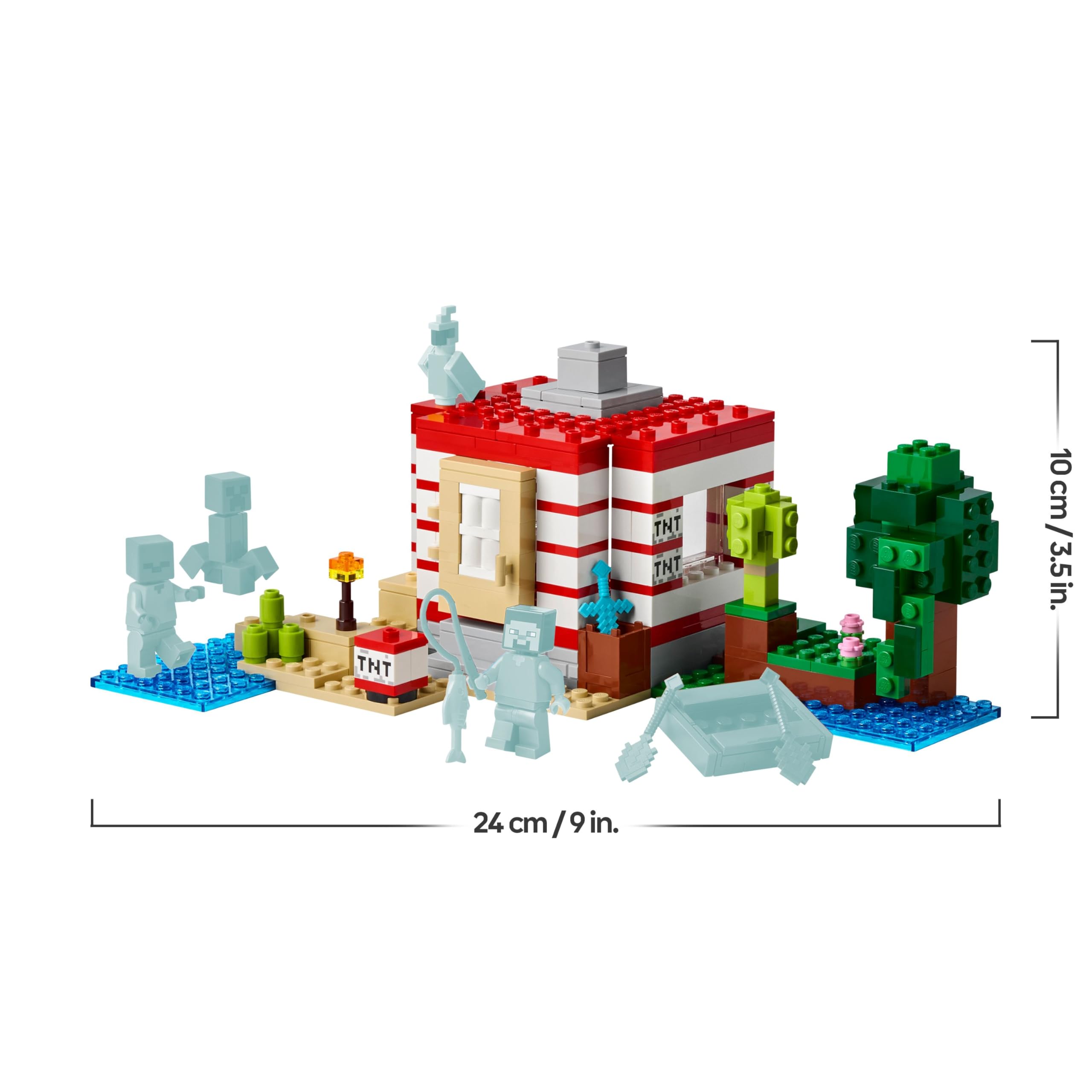 LEGO Minecraft The TNT Jungle House Toy Building Set 21275 for Ages 8+ | Explosive Play Feature 9