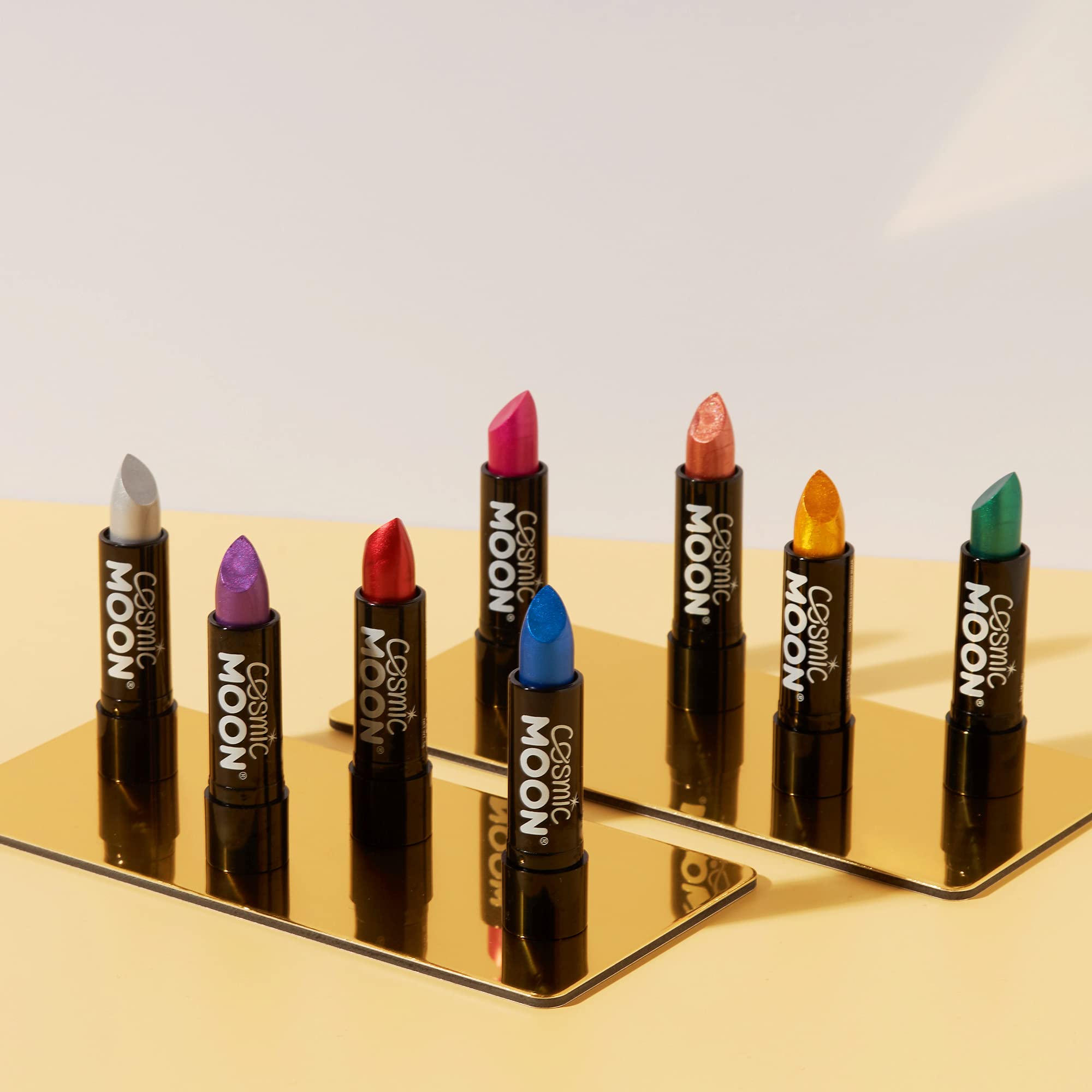 Cosmic Moon Metallic Lipstick - Rose Gold | Long Wearing | Metallic Shades 4