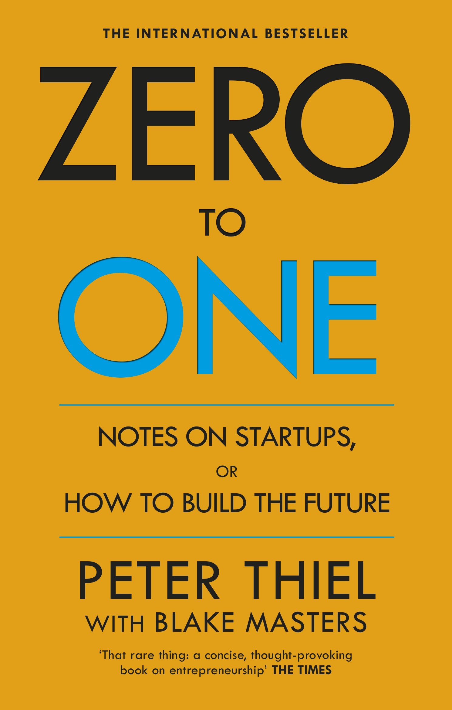 Virgin Books Zero to One: Notes on Start Ups, or How to Build the Future | Paperback