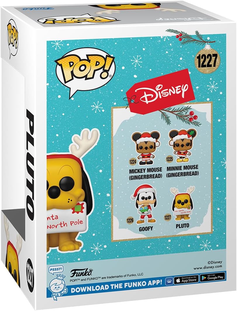 Funko Pop! Disney Holiday - Pluto Flocked Vinyl Figure (66369)