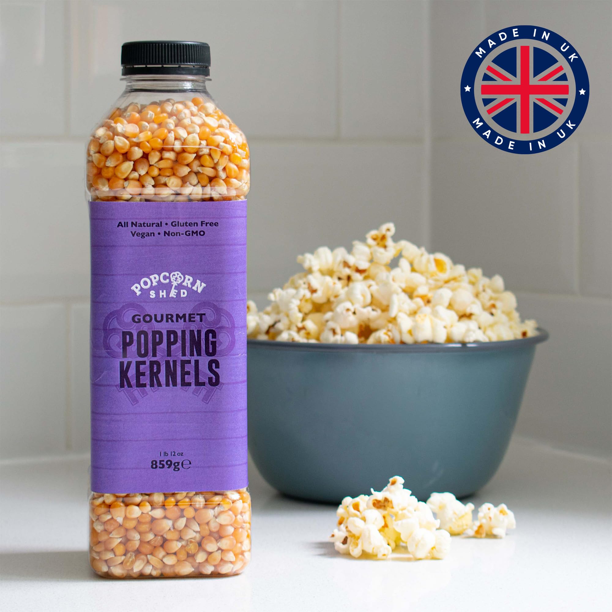 Popcorn Shed Gourmet Popcorn Kernels - 859g Bag | Made in Britain