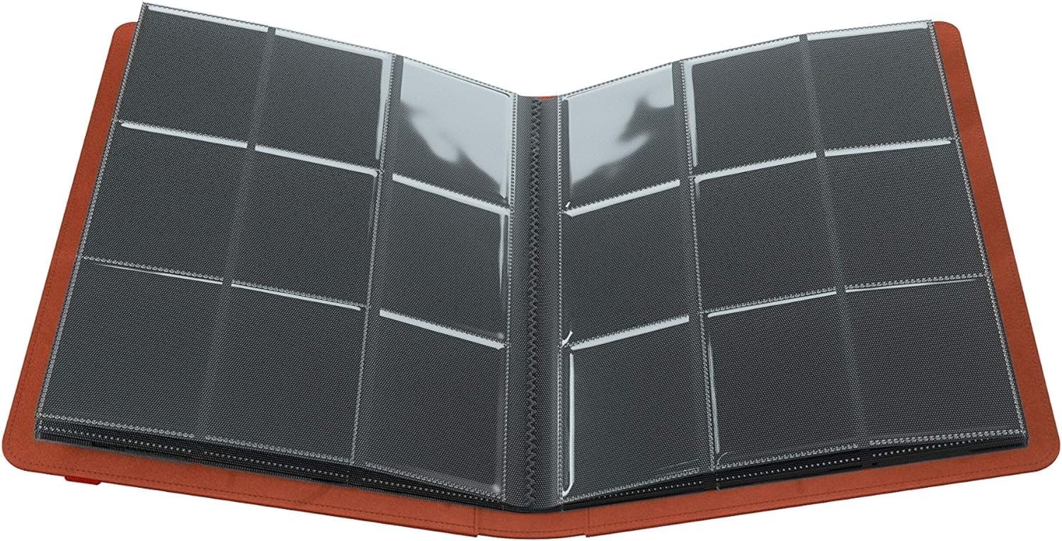 Gamegenic Prime Album - 360 Card Capacity | Side-Loading Pockets | Red 6
