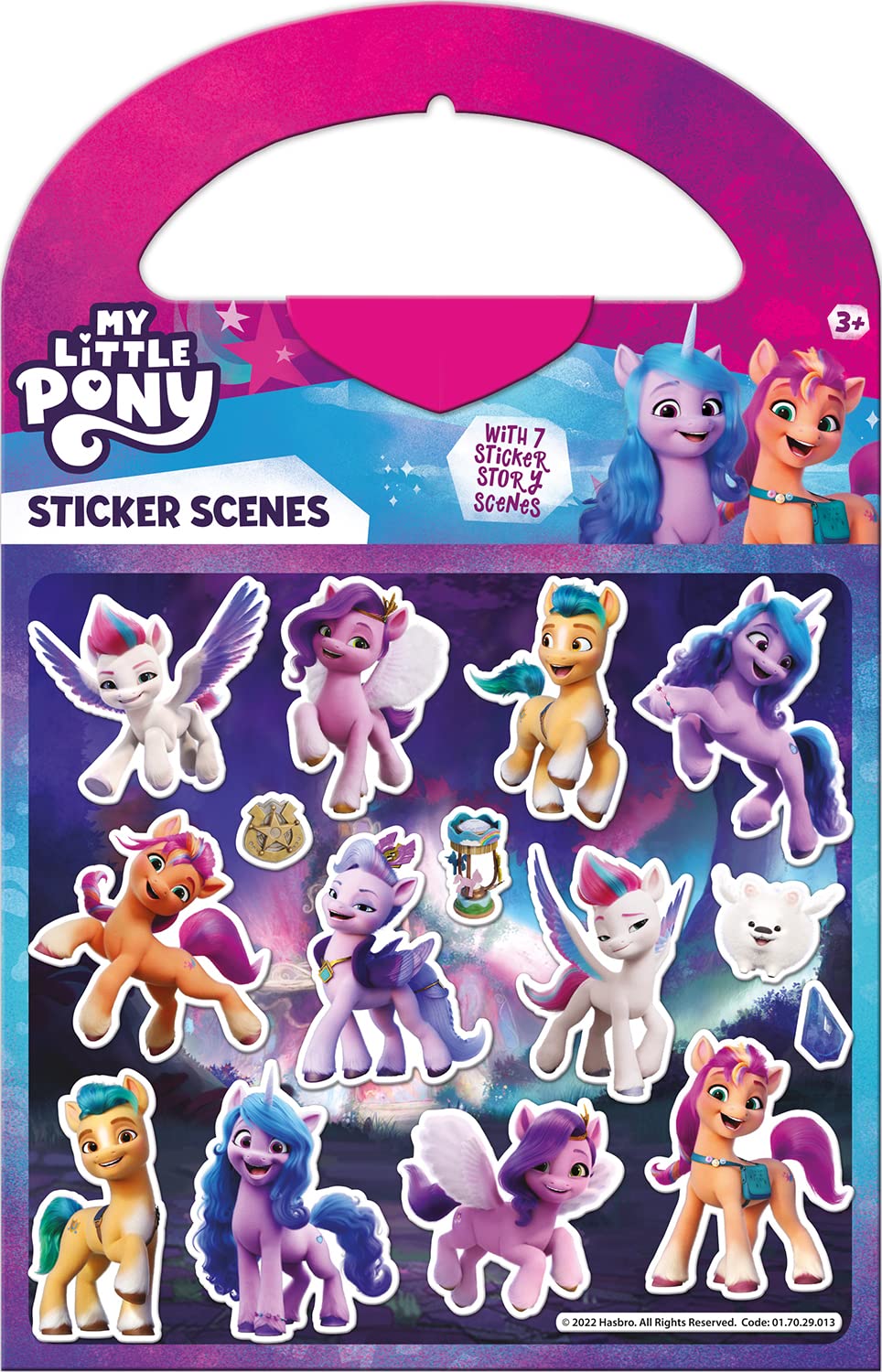 Paper Projects My Little Pony Sticker Scene Activity Set - 6 Scenes & 50+ Reusable Stickers 1