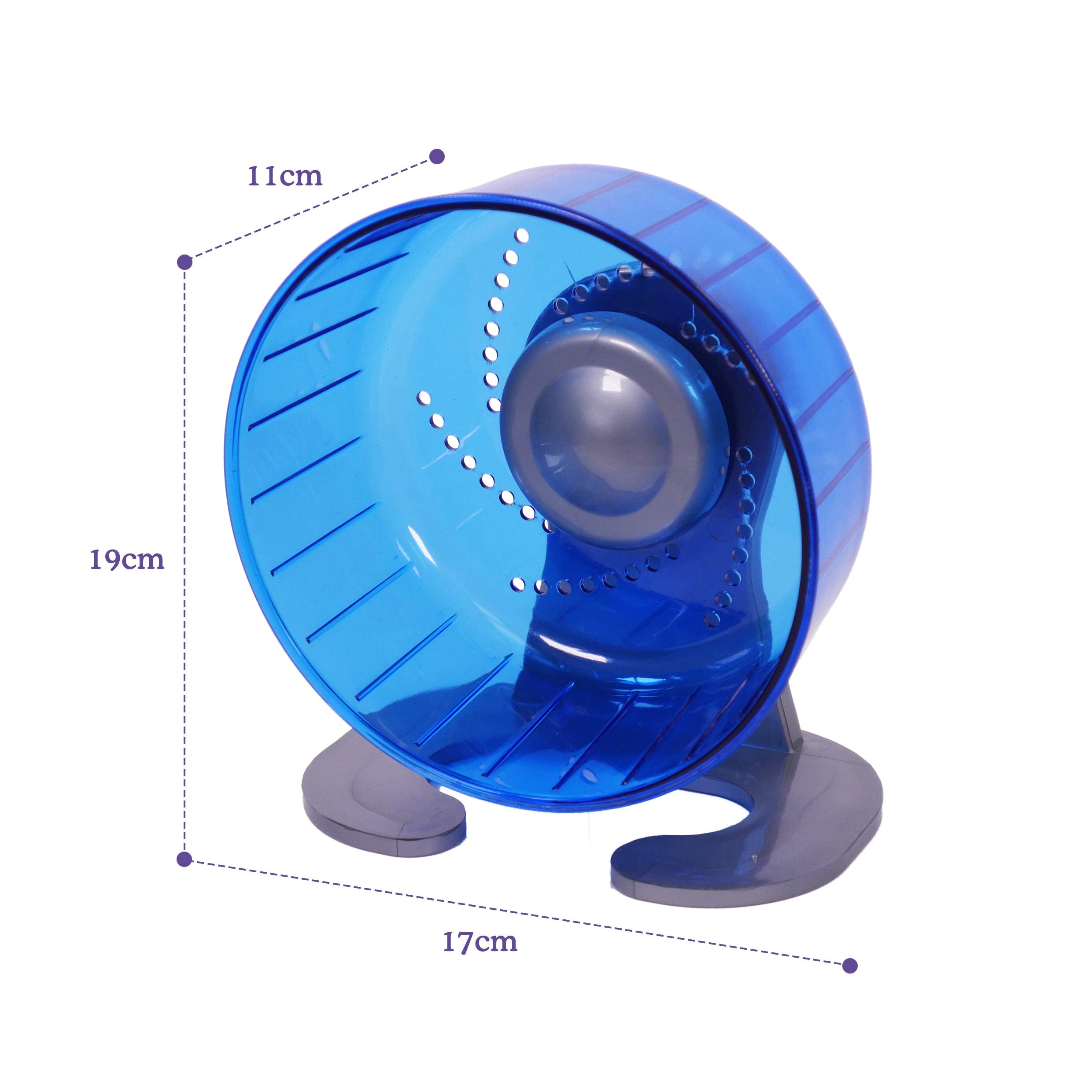 Rosewood Pico Exercise Wheel - 17cm Diameter | Solid Design | Versatile Mounting for Hamsters & Mice 7