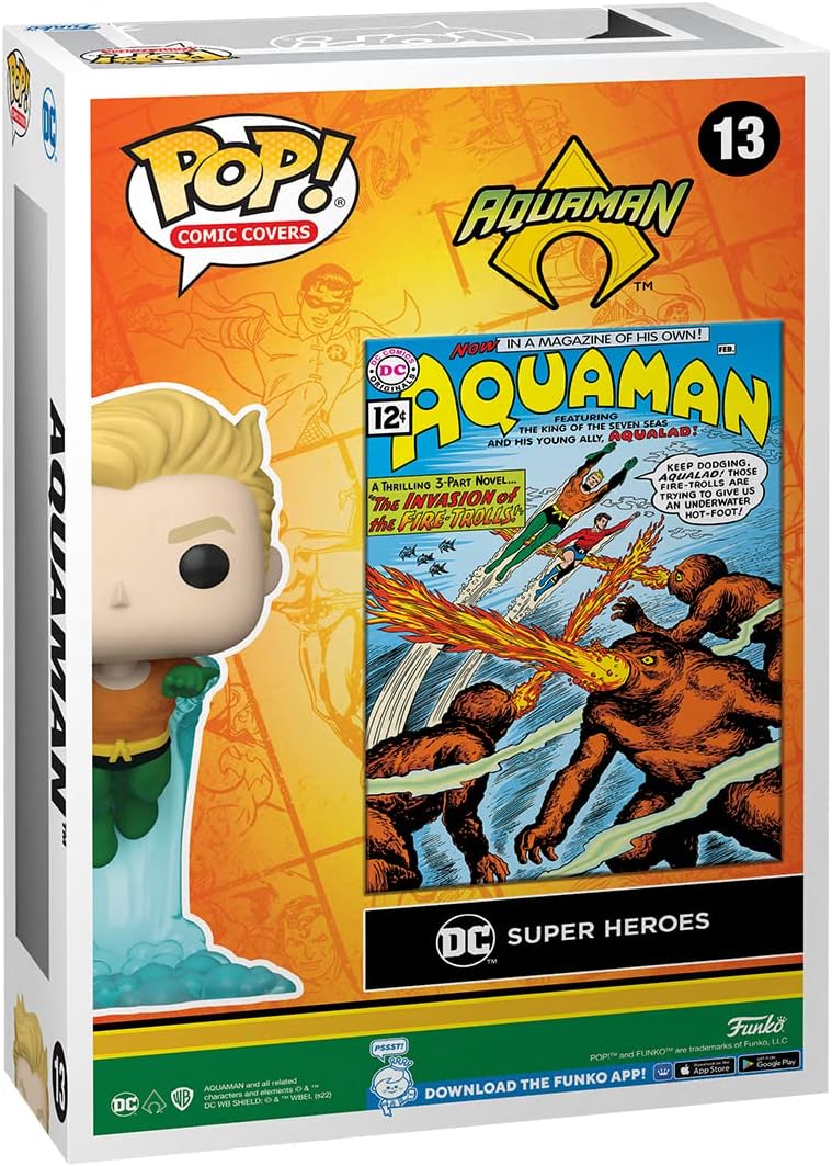 Funko Pop! Comic Cover DC - Aquaman Vinyl Figure (67404)