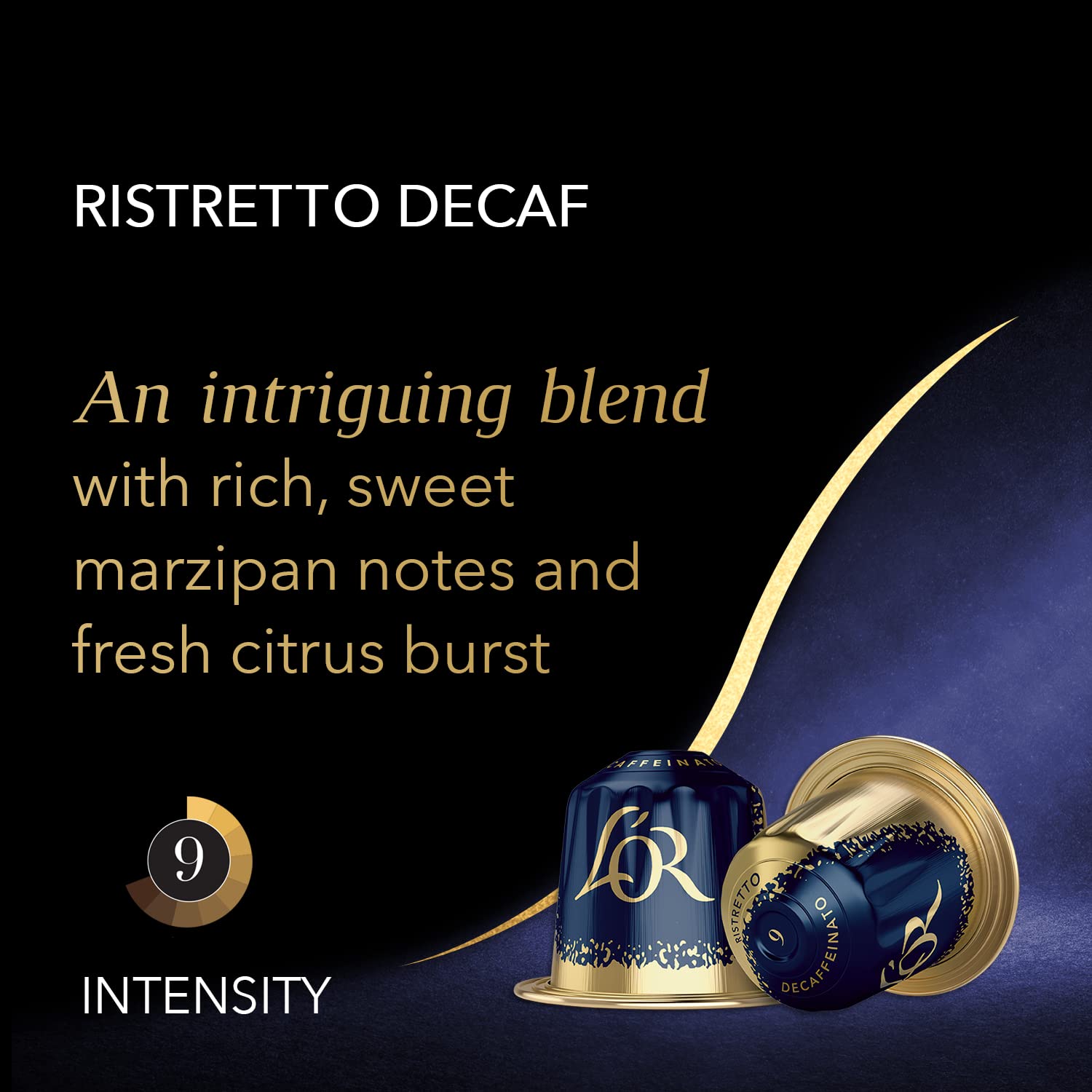 L'OR Espresso Ristretto Decaf Coffee Pods (Pack of 100 Capsules, Intensity 9) 6