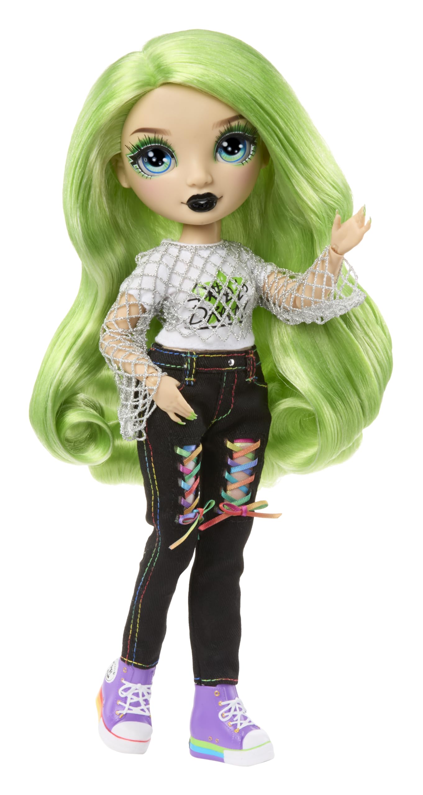 Rainbow High Style Icons Jade Fashion Doll - 28cm | 13 Points of Articulation | Includes 2 Outfits 6