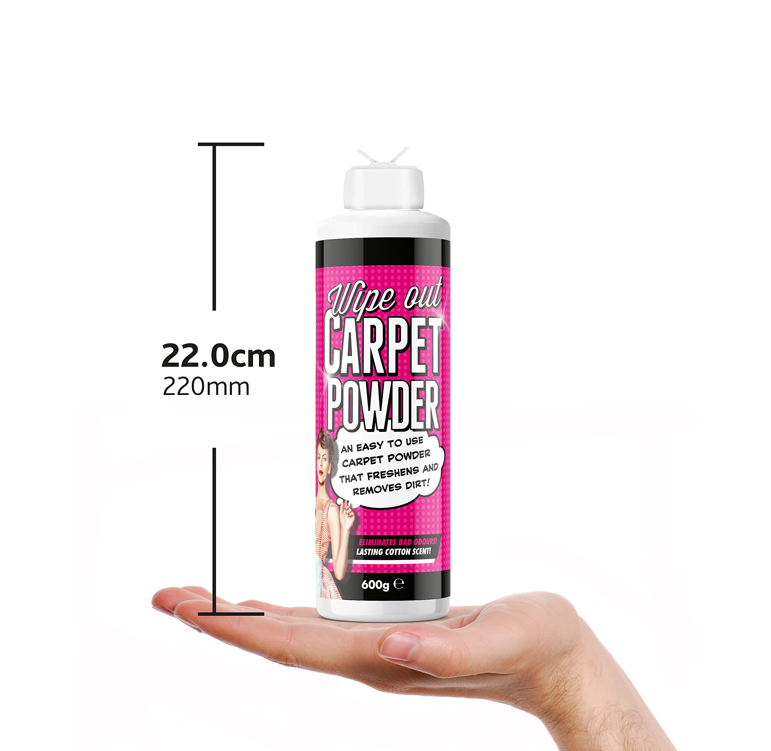 Wipeout - Magic Carpet Powder 600g | Stain & Odour Remover for Carpets & Fabrics 4