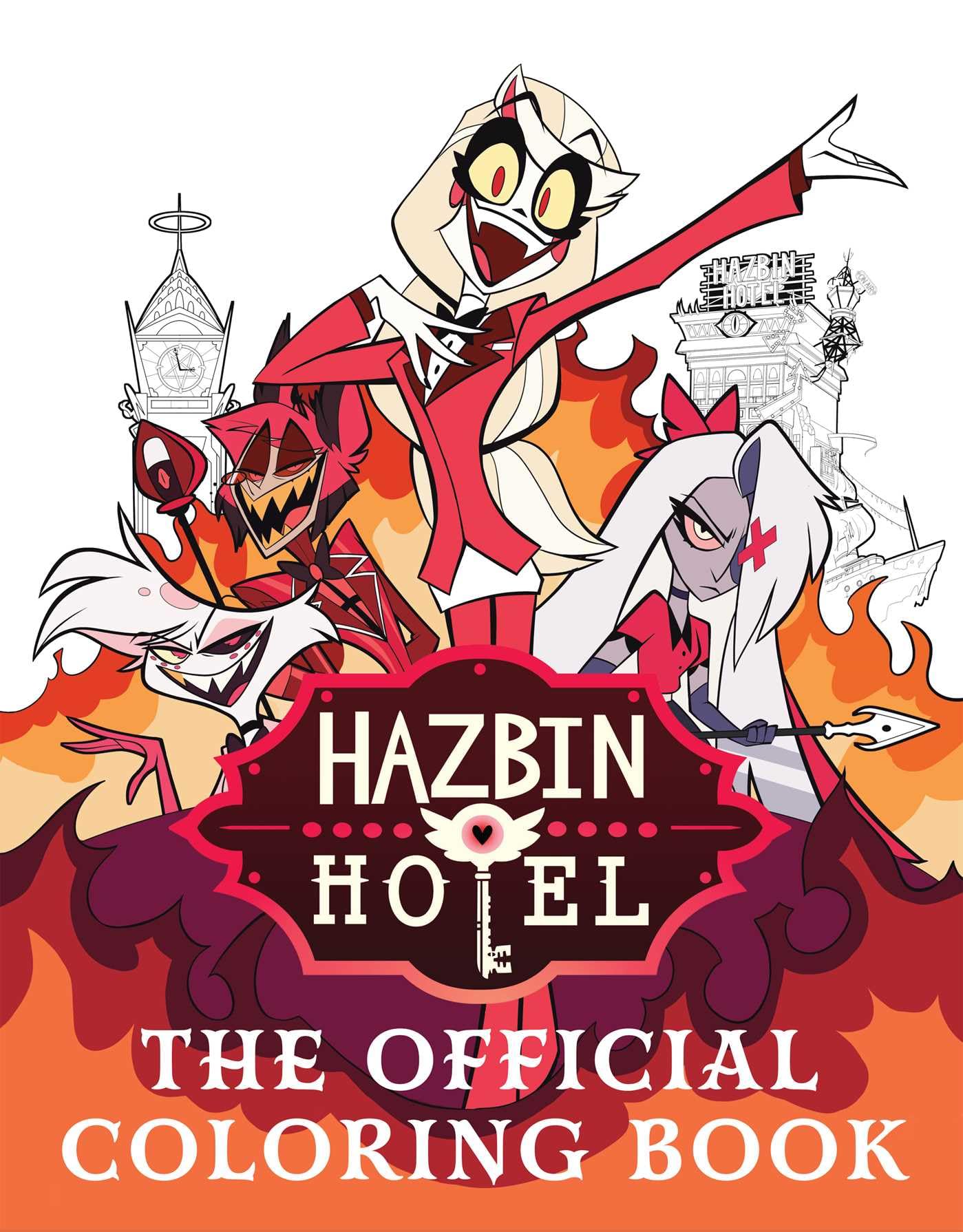 Insight Editions Hazbin Hotel: The Official Coloring Book | Paperback | 64 Pages 1