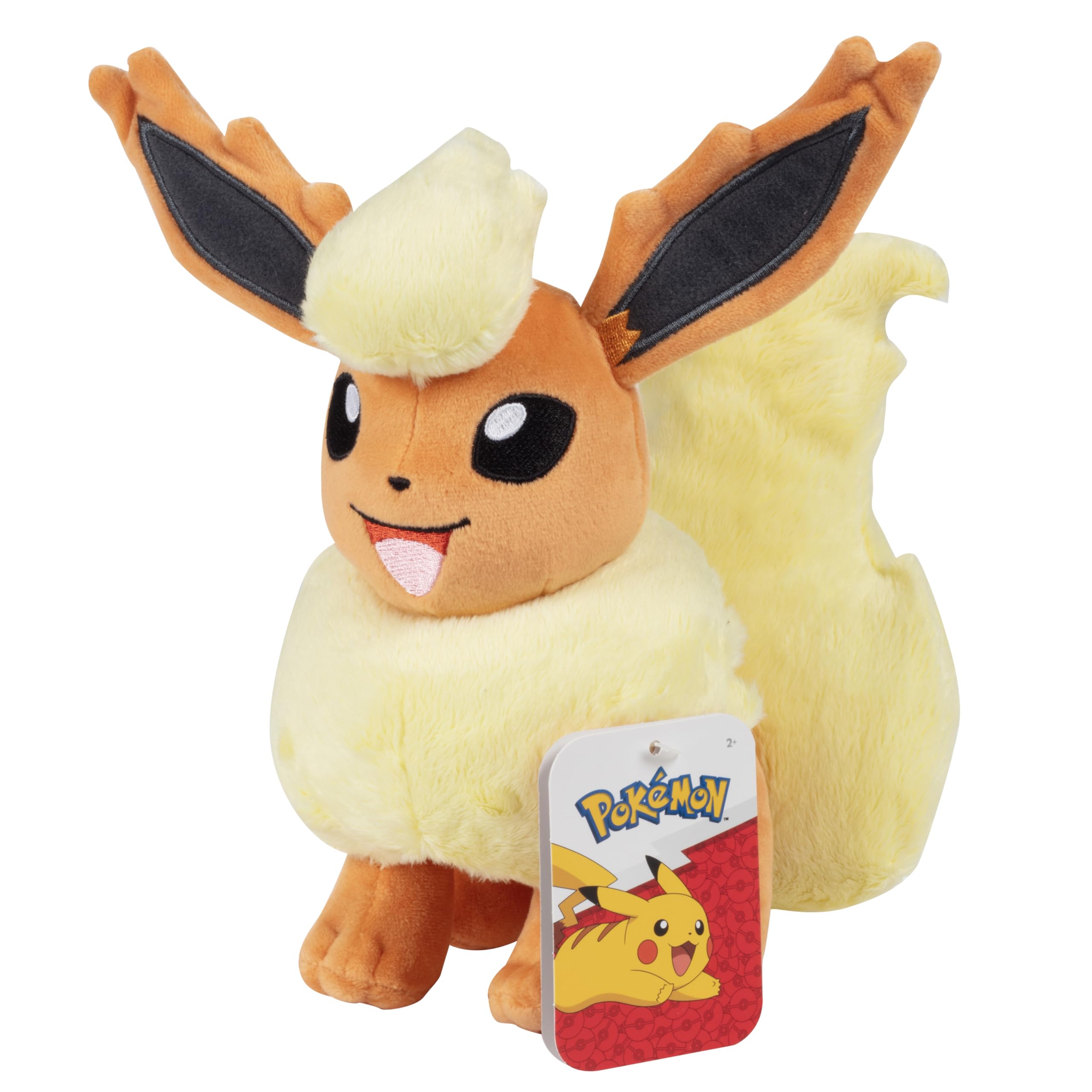 Pokémon Flareon Soft Doll - 8-Inch Plush | Classic Edition | Unisex Children