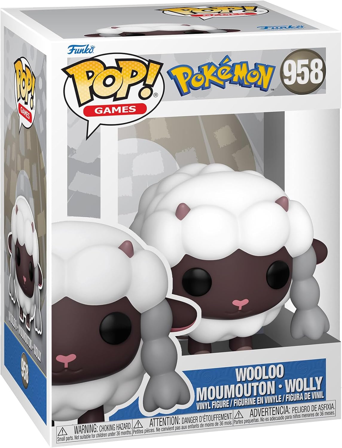 Funko Pop! Games: Pokemon - Wooloo Vinyl Figure (70978)
