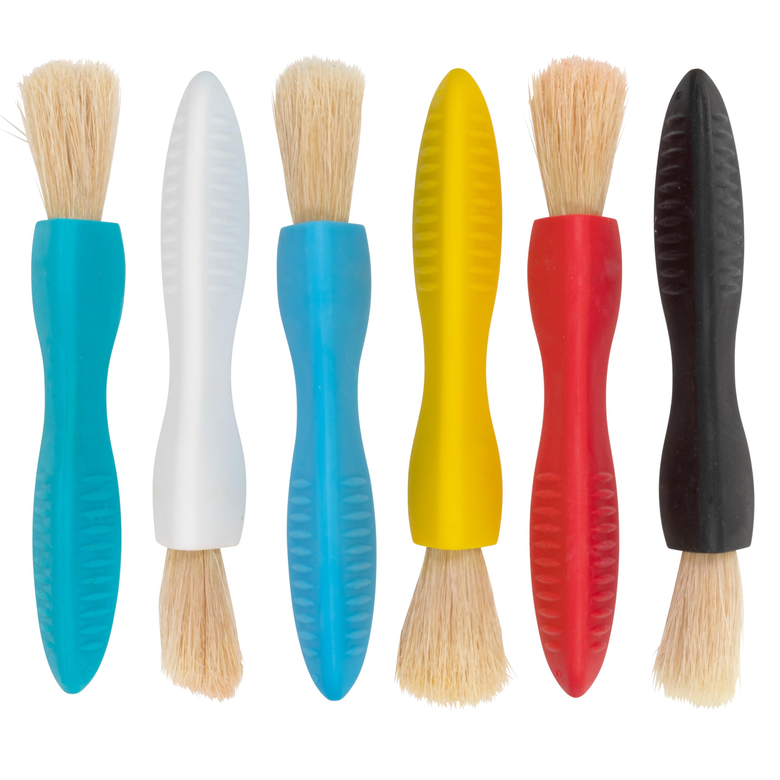 READY 2 LEARN Triangle Grip Paint Brushes - Set of 6 | Ages 18m+ | Promotes Writing Grip 1