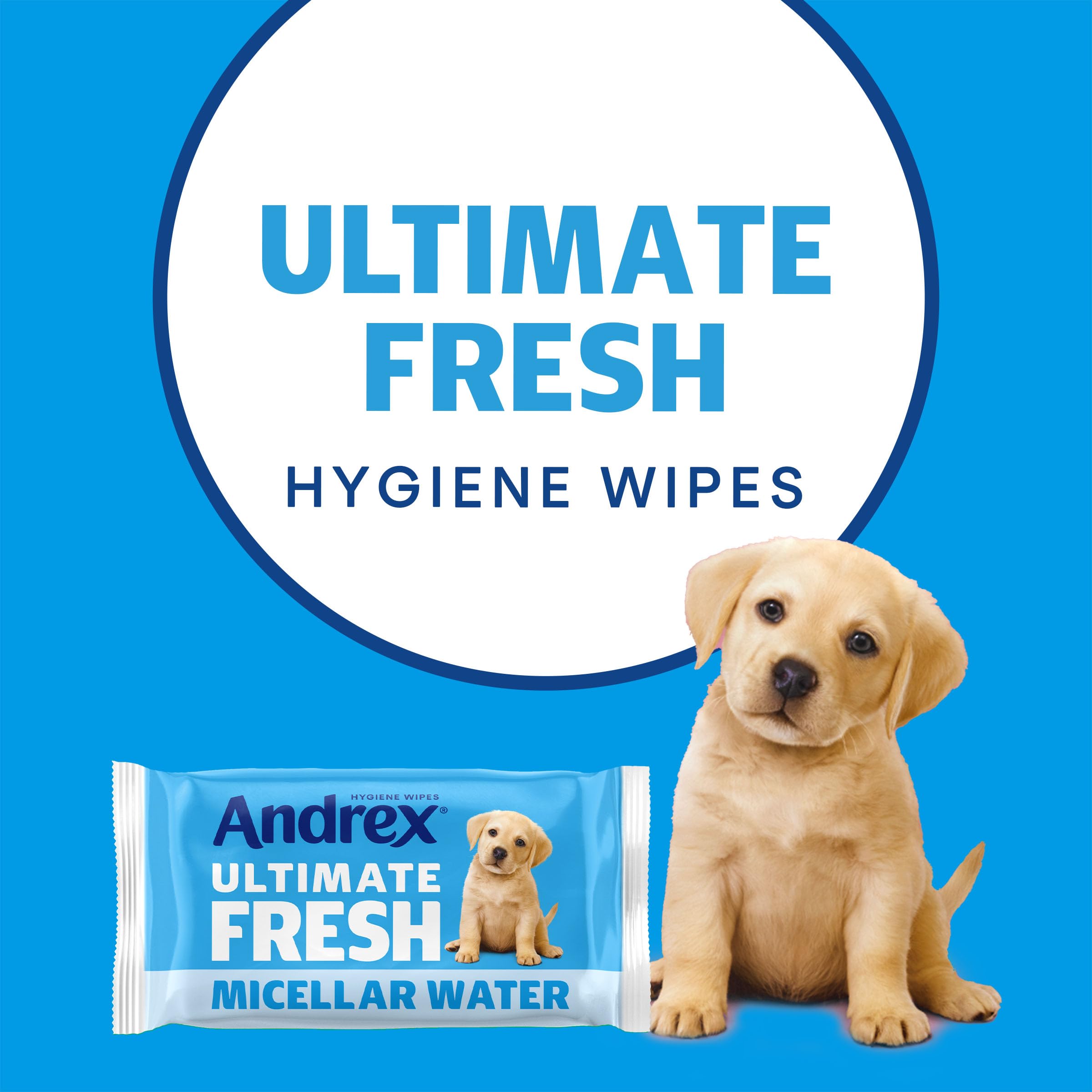 Andrex Ultimate Fresh Washlets - 4-Pack (36 Wipes per Pack), Biodegradable, Flushable, Dermatologically Tested Moist Toilet Tissues 6