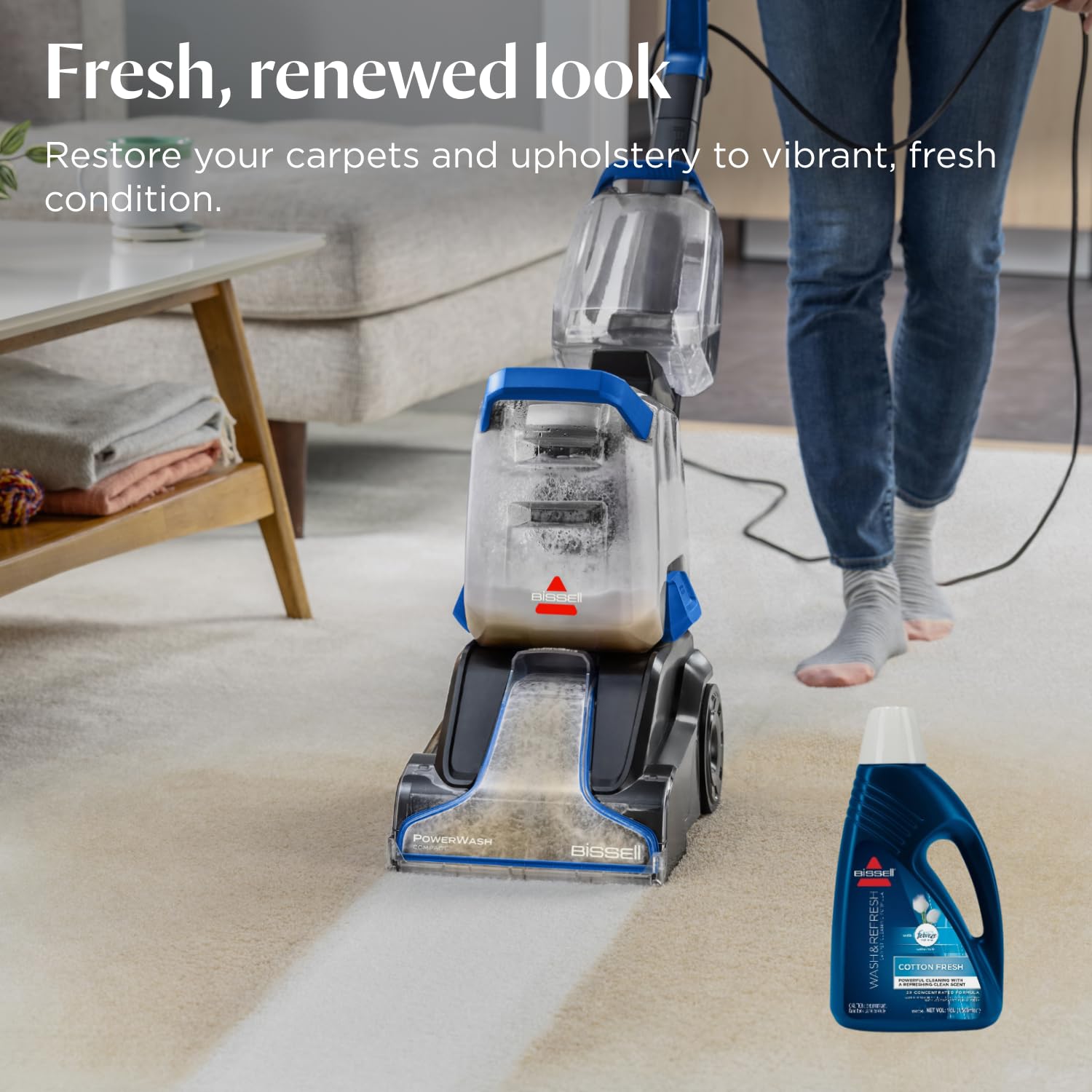 BISSELL Wash & Refresh Carpet Cleaner Solution - Febreze Cotton Fresh Scent | 1.5L Concentrated Liquid 2