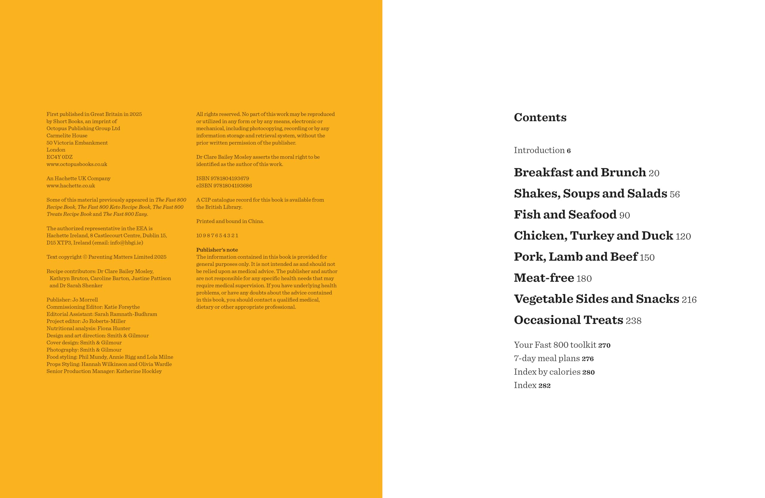 The Fast 800 Favourites: Over 100 Low-Calorie Recipes for a Healthy Lifestyle | Hardcover | English