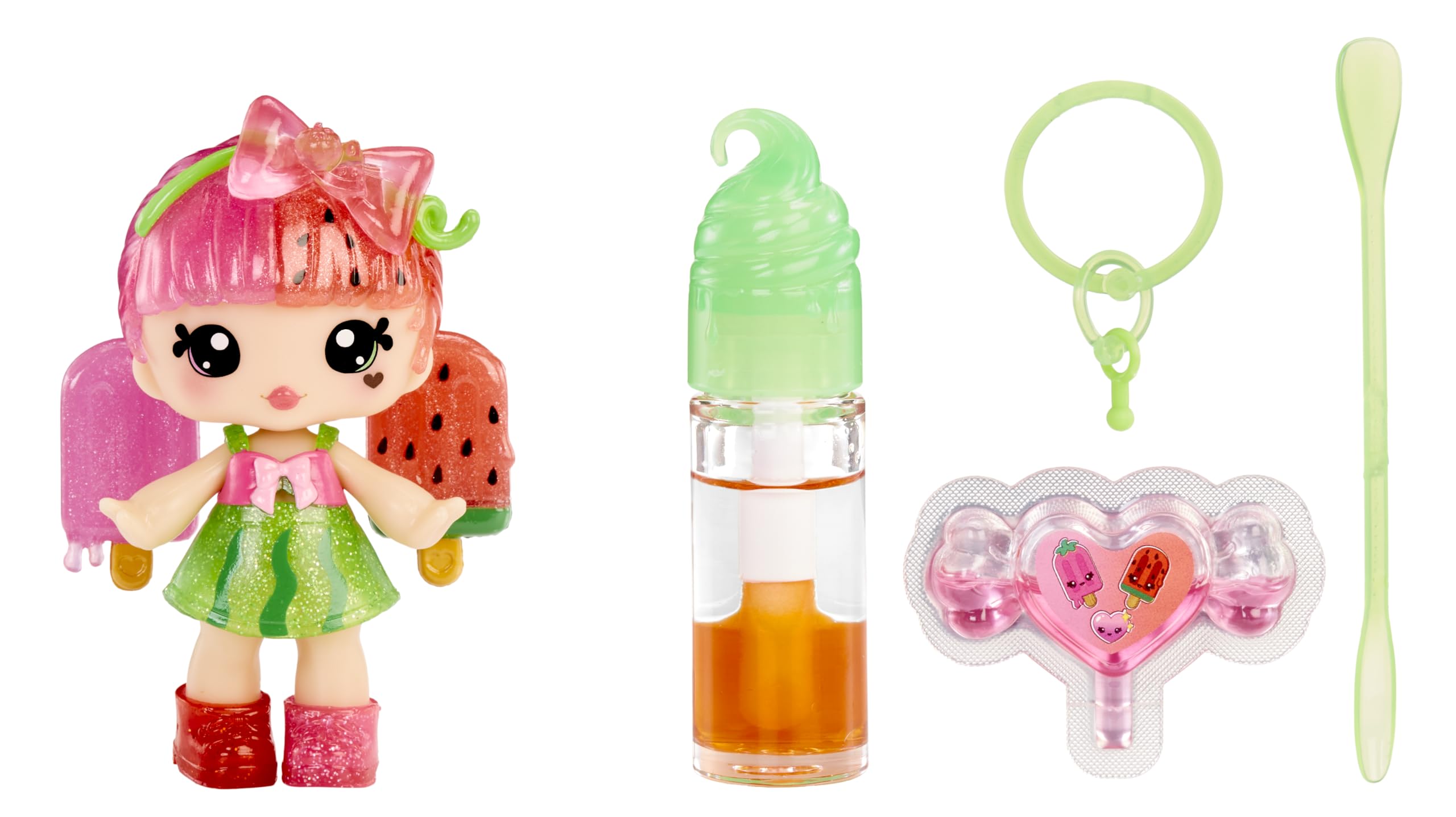 Yummiland Lip Gloss Doll - Mystery Color Change Series, Poppy Melonberry 1