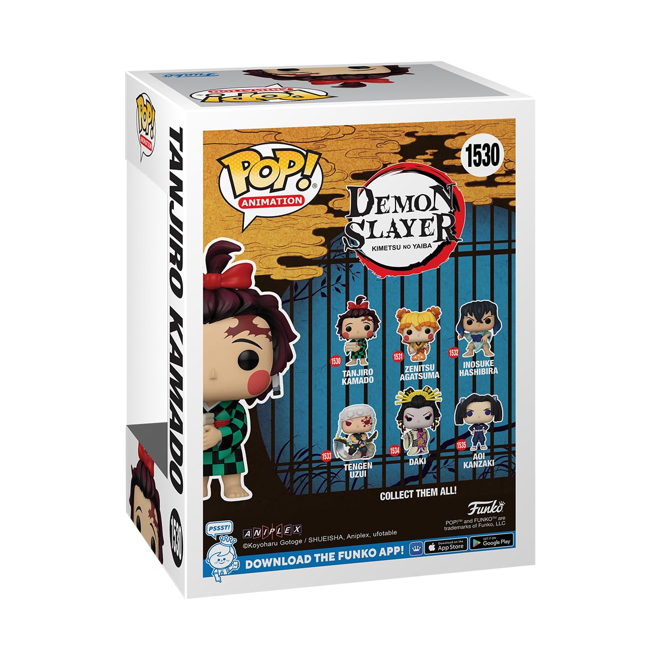 Funko Pop! Animation: Demon Slayer - Tanjiro Kamado (Kimono) Vinyl Figure 10
