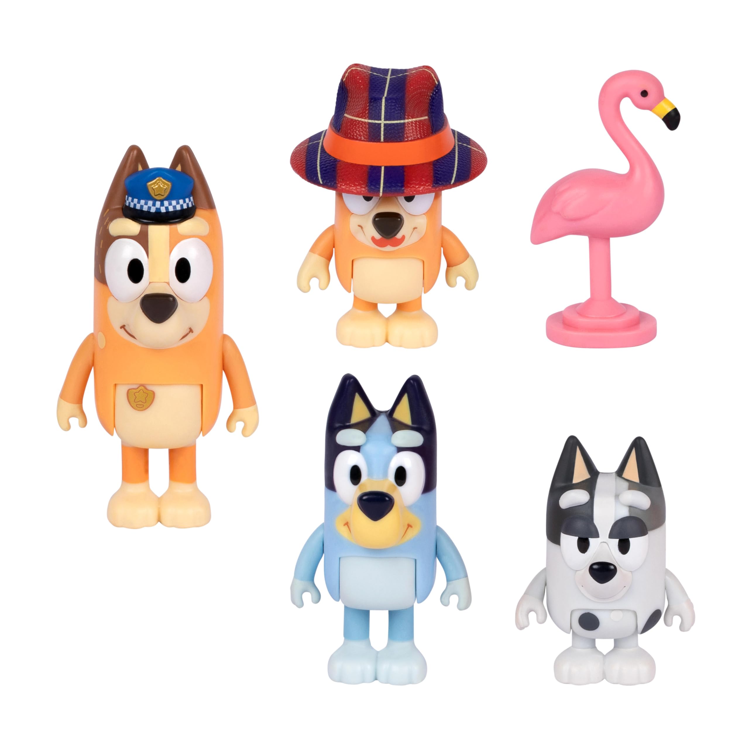 Bluey The Sleepover Figure 4-Pack - 4 Episode-Themed Figures with Moving Arms | Ages 3+ | 2.5-3" Figures 2