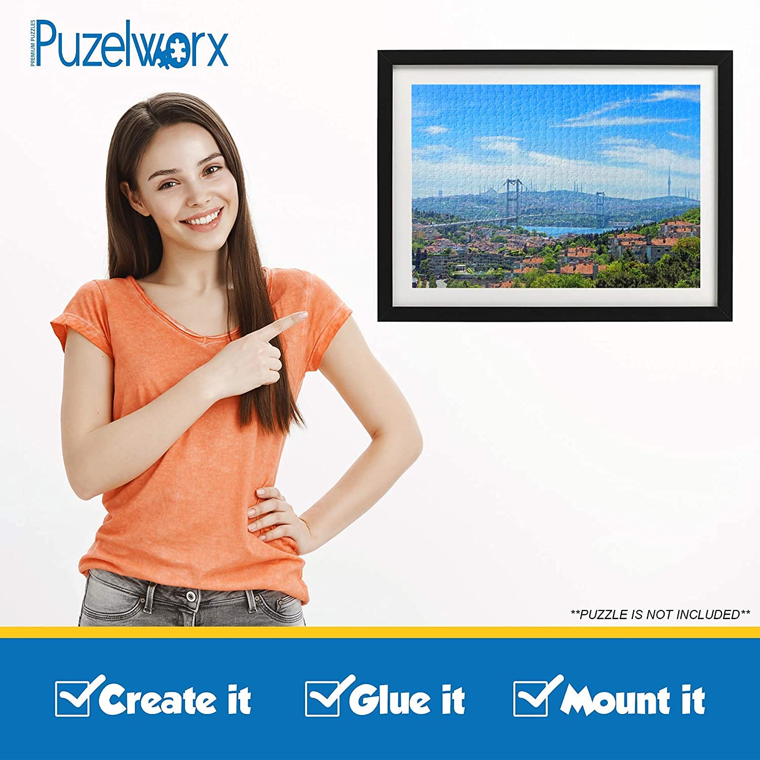 Playkidiz PuzzleWorx-Glue Non-Toxic Jigsaw Puzzle Glue - 2-Pack 248 mL with Scraper 5