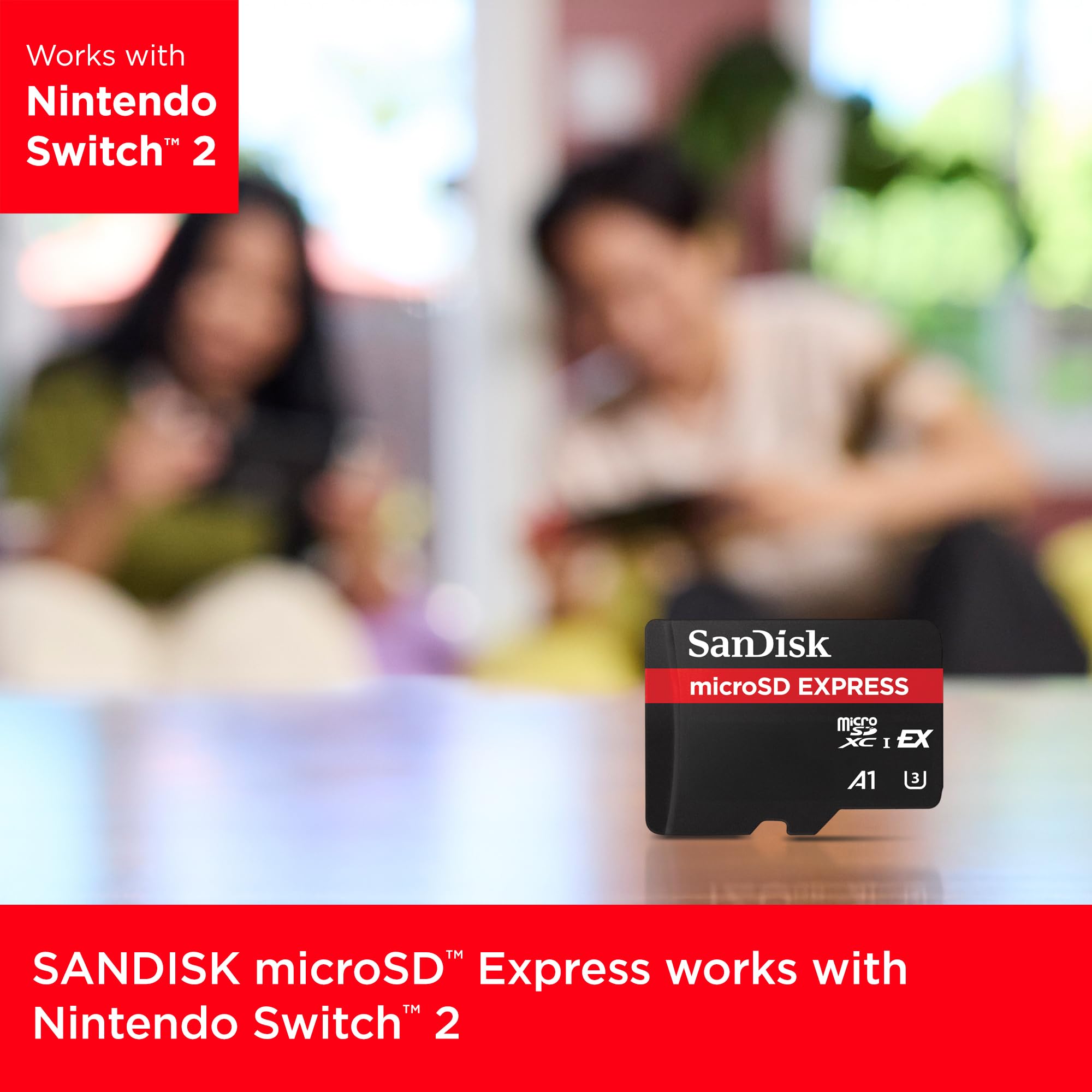 SanDisk microSD Express Card - 512GB | Up to 880 MB/s Read Speed | PCIe-NVMe Interface